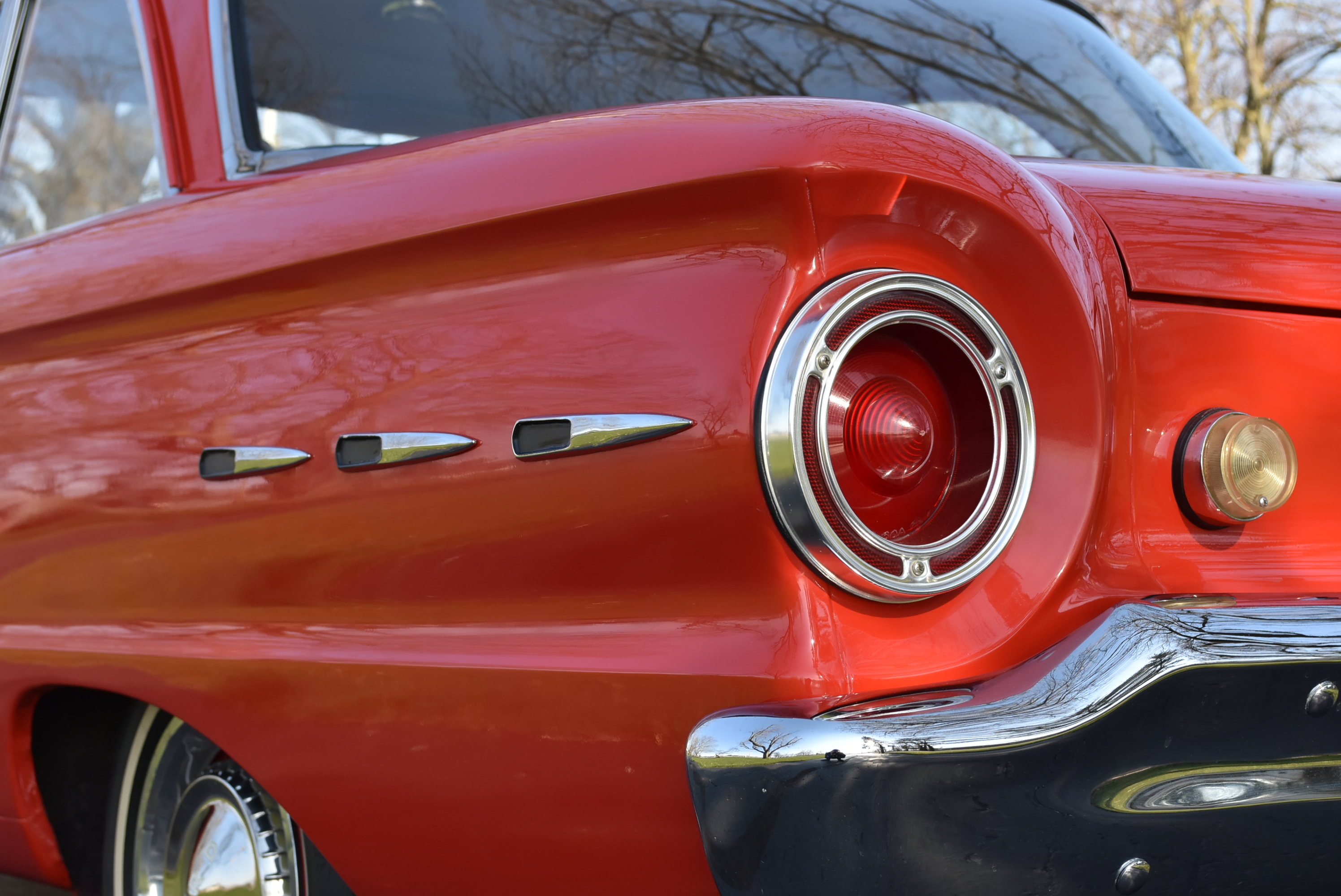 1961 Ford Falcon Futura Sedan in Monte Carlo Red