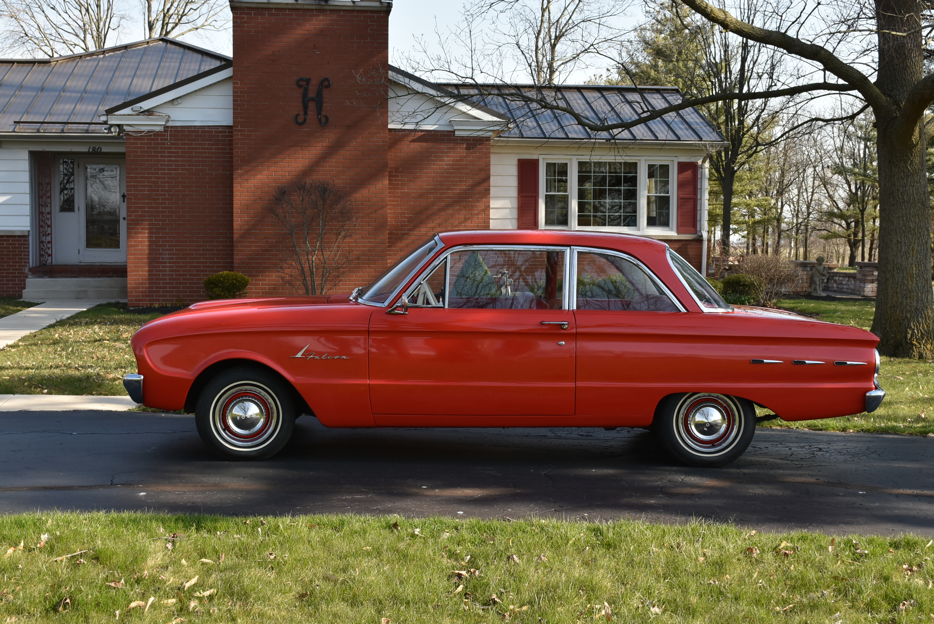 1961 Ford Falcon Futura Sedan in Monte Carlo Red