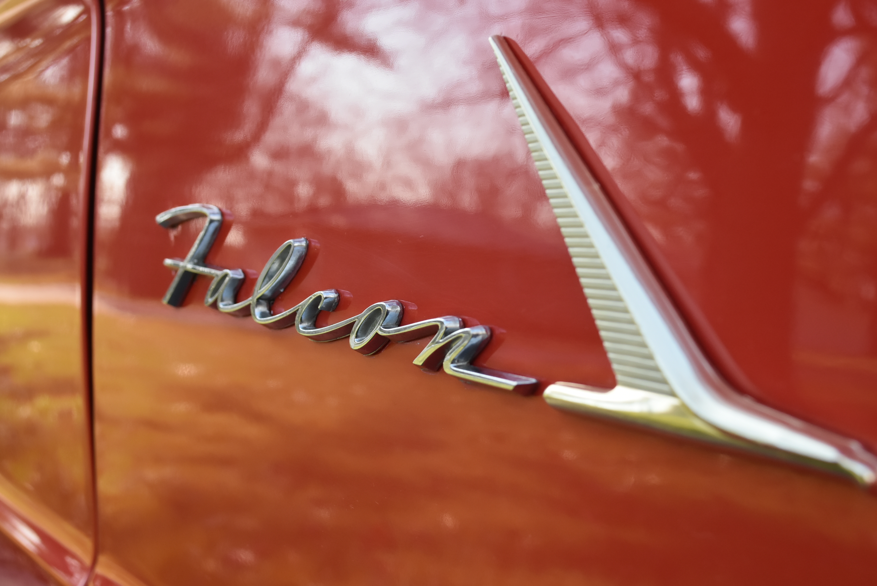 1961 Ford Falcon Futura Sedan in Monte Carlo Red