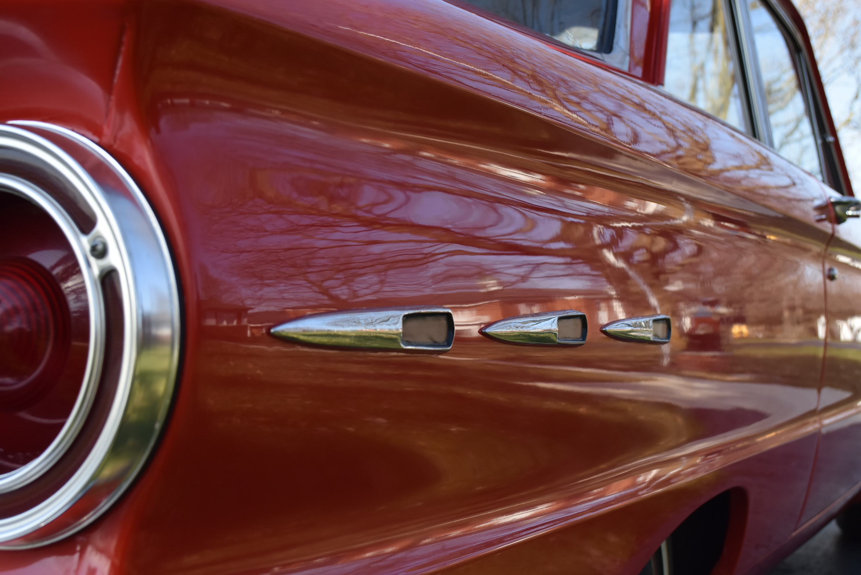 1961 Ford Falcon Futura Sedan in Monte Carlo Red