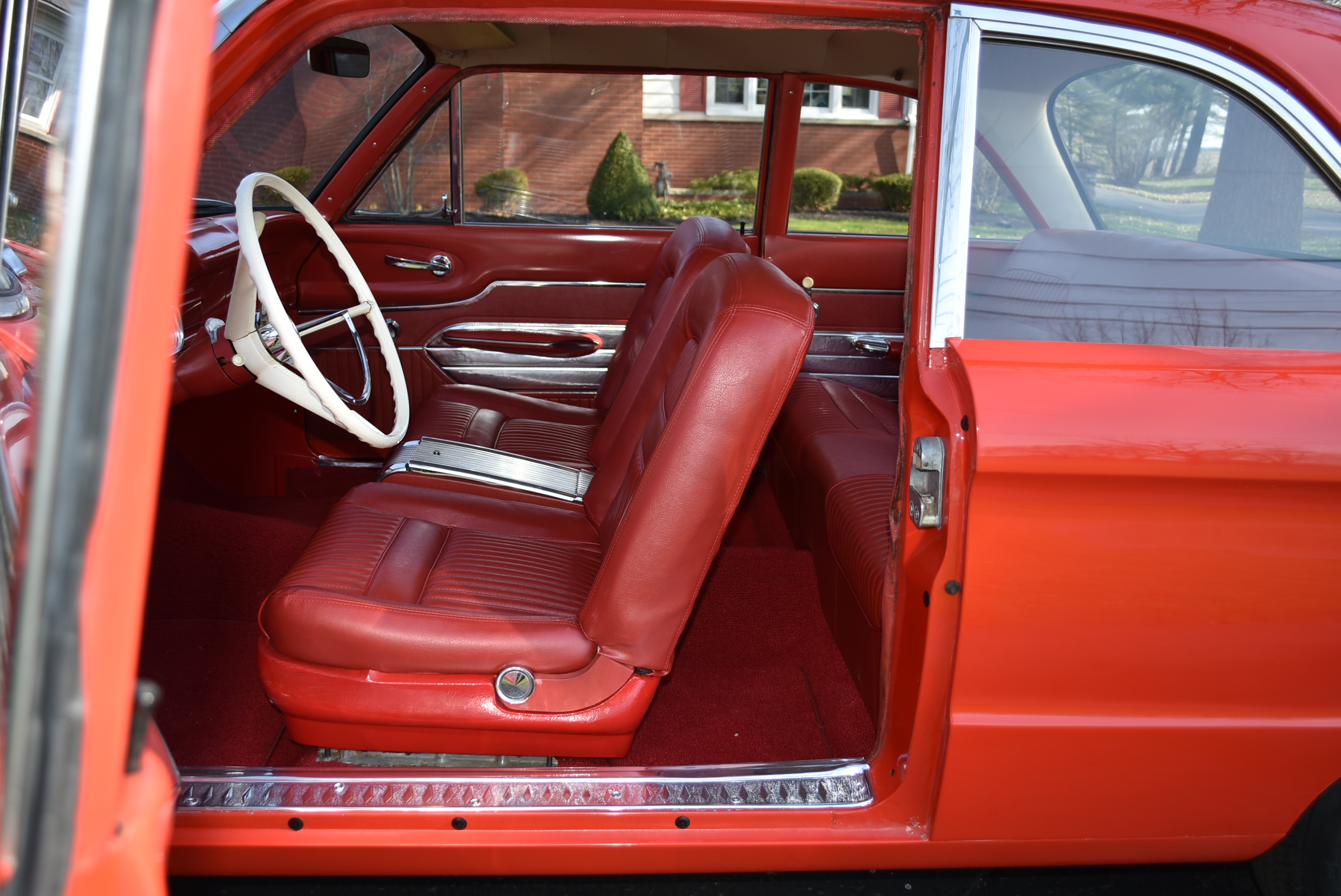 1961 Ford Falcon Futura Sedan in Monte Carlo Red