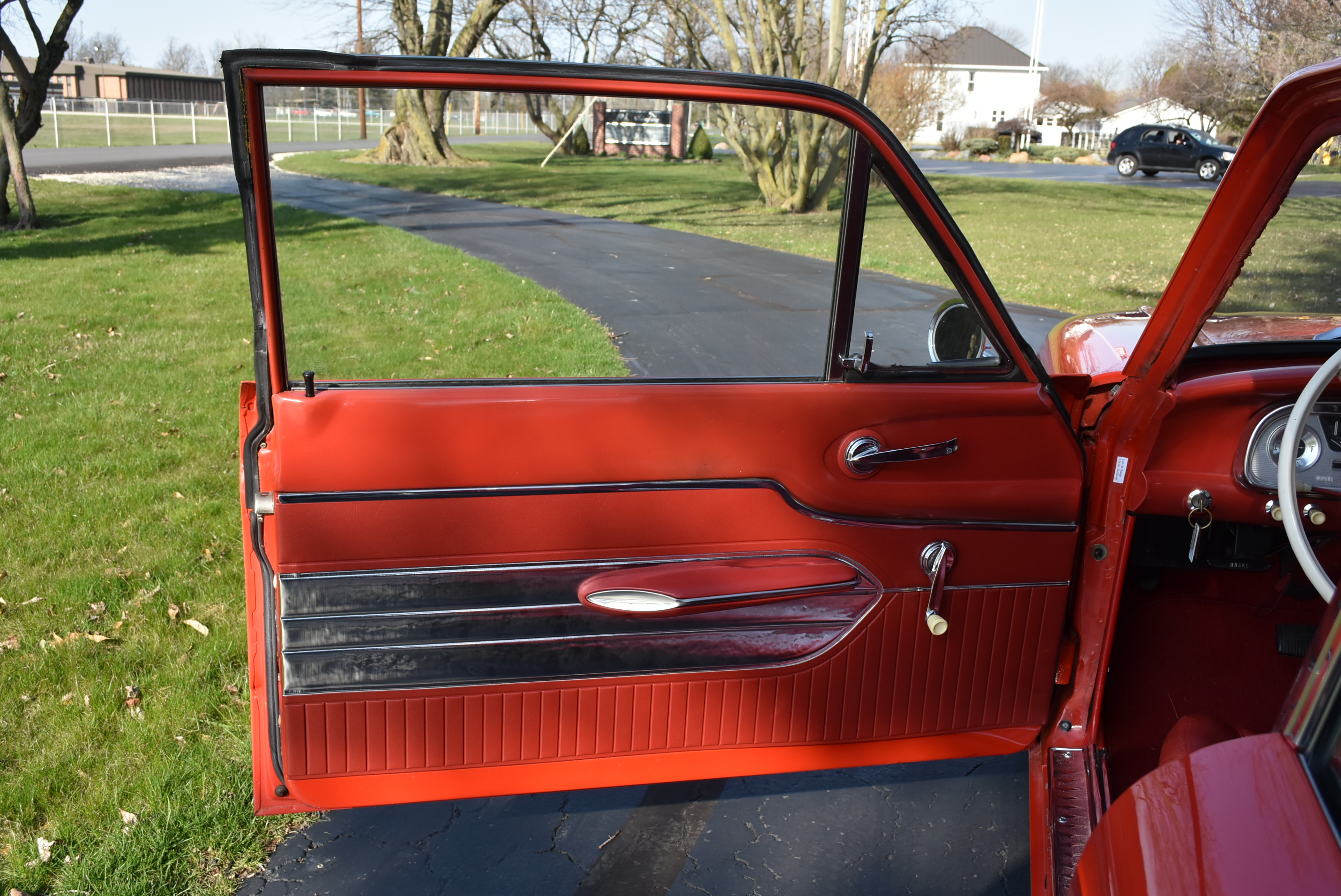 1961 Ford Falcon Futura Sedan in Monte Carlo Red