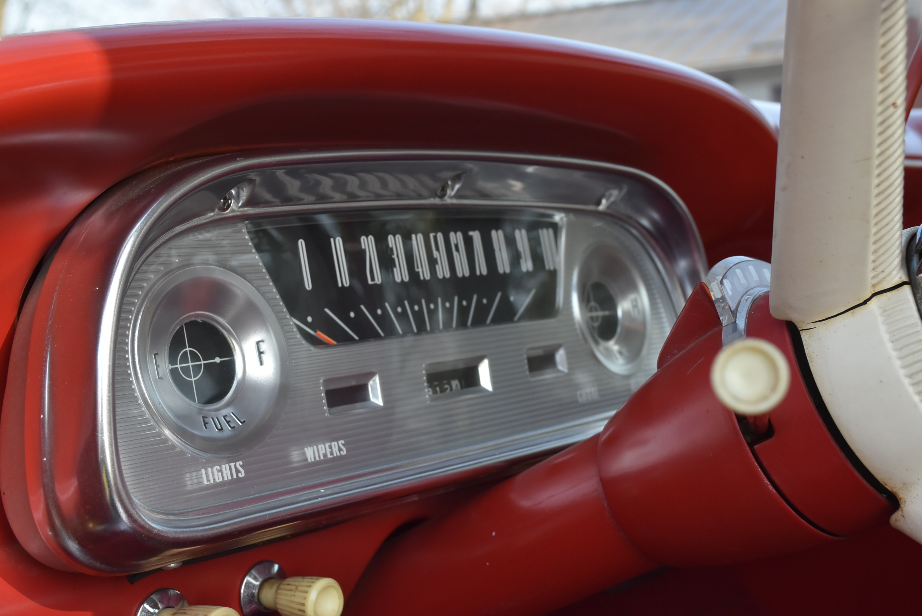 1961 Ford Falcon Futura Sedan in Monte Carlo Red