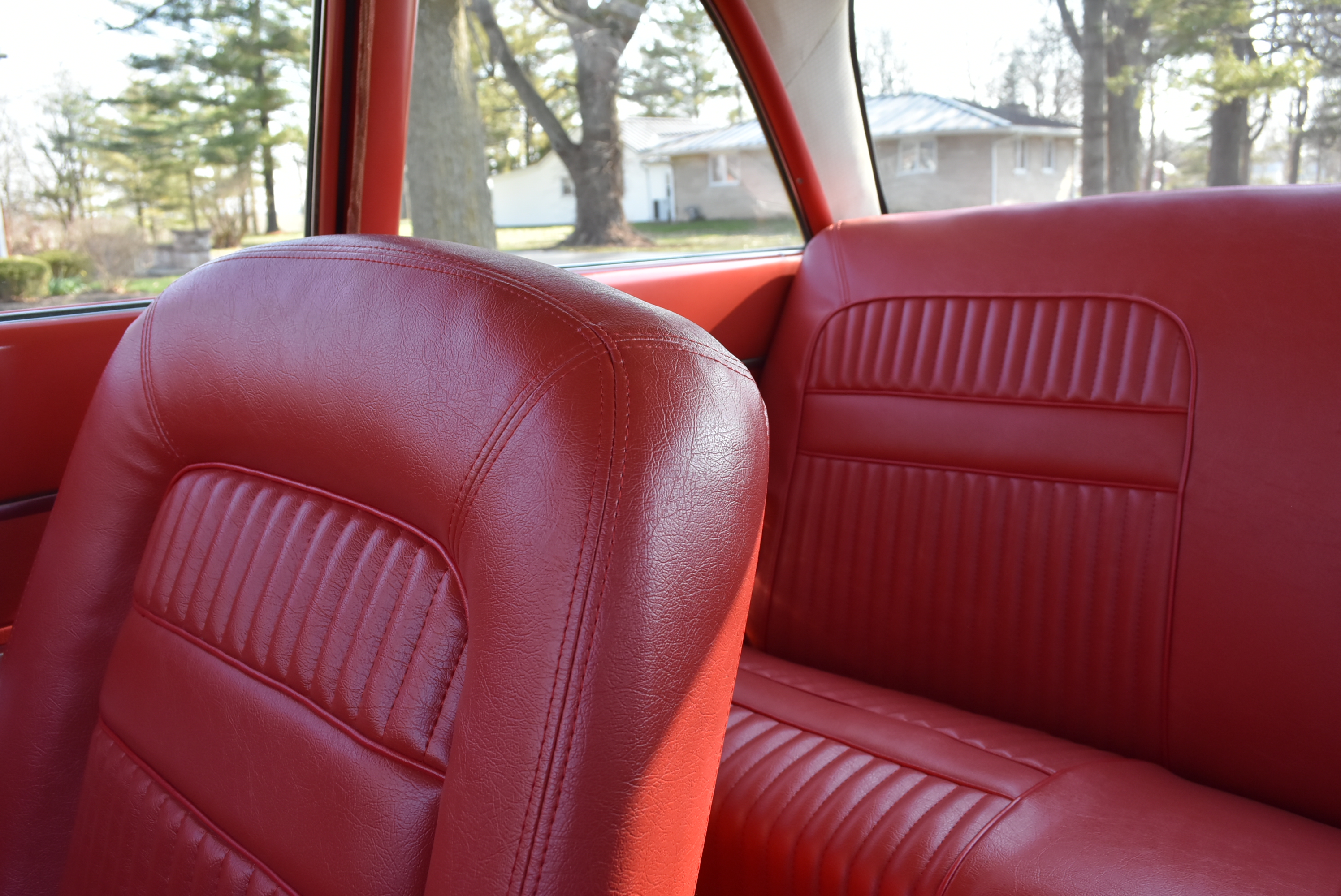 1961 Ford Falcon Futura Sedan in Monte Carlo Red