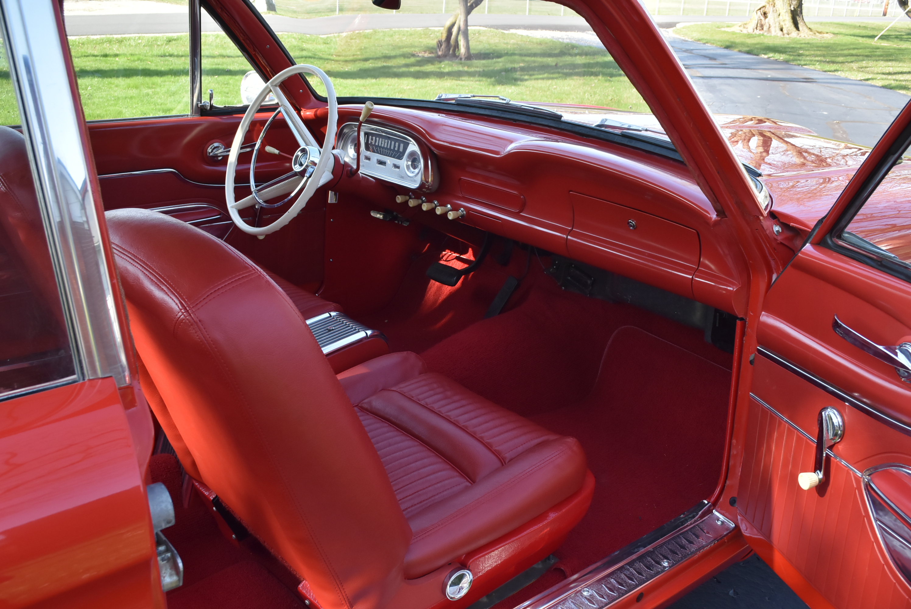 1961 Ford Falcon Futura Sedan in Monte Carlo Red