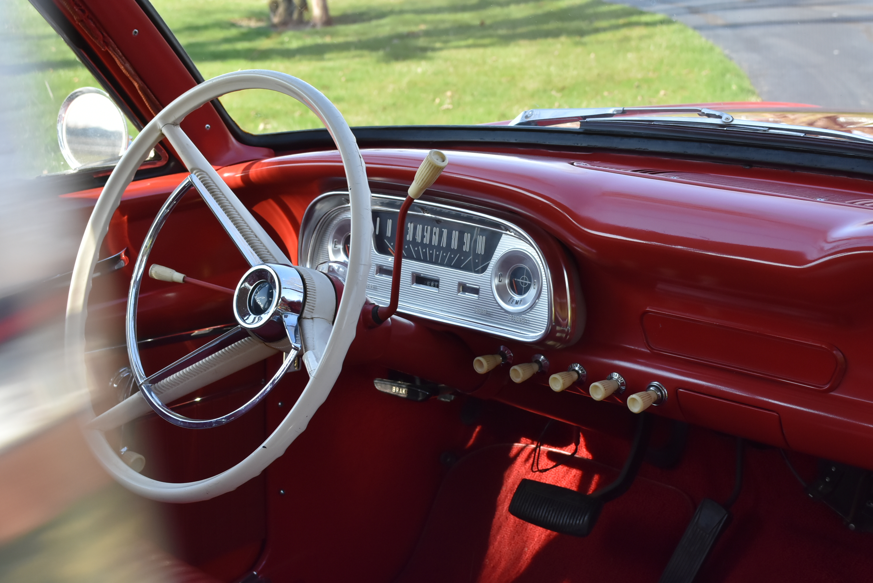 1961 Ford Falcon Futura Sedan in Monte Carlo Red