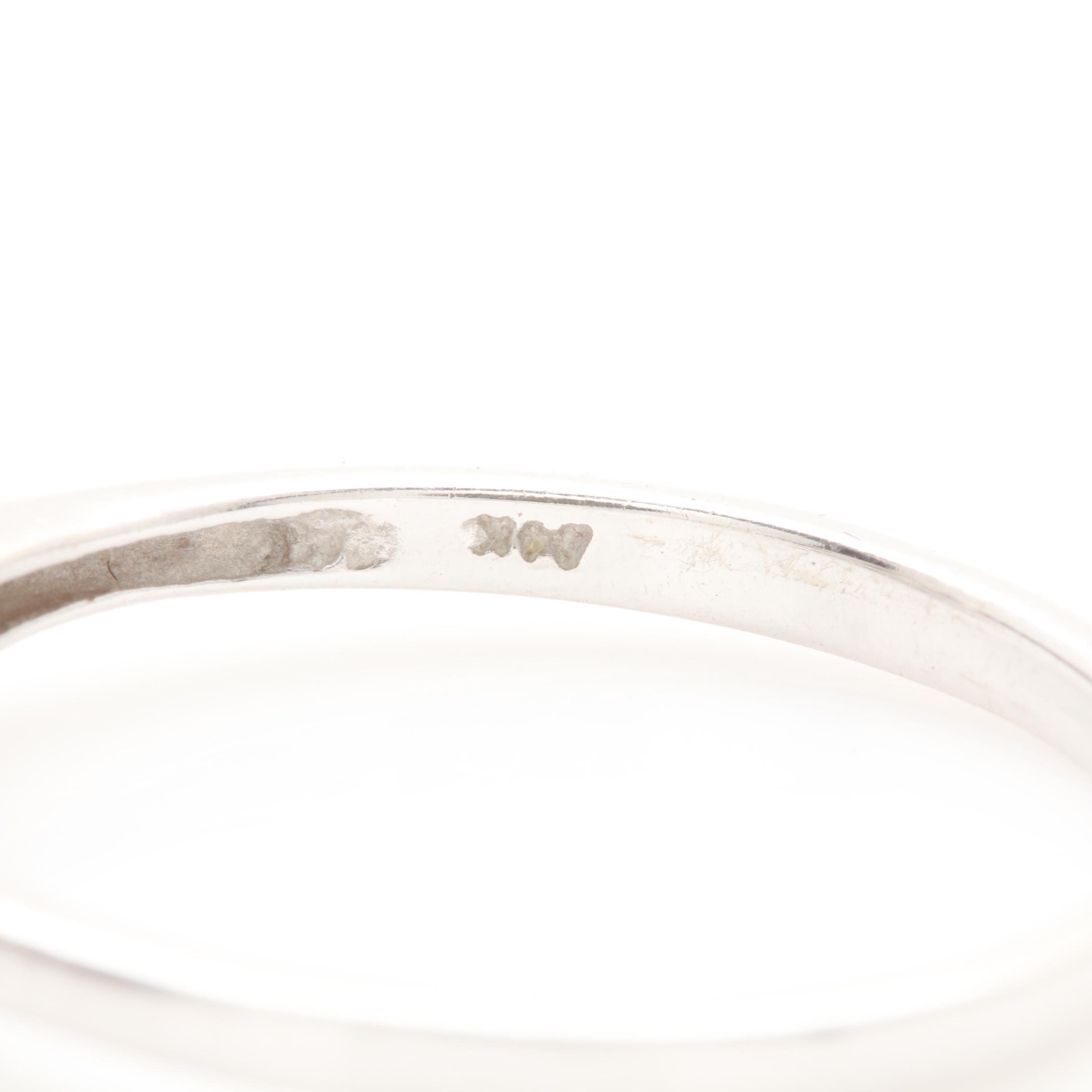 10K White Gold 1.10 CTW Diamond Ring