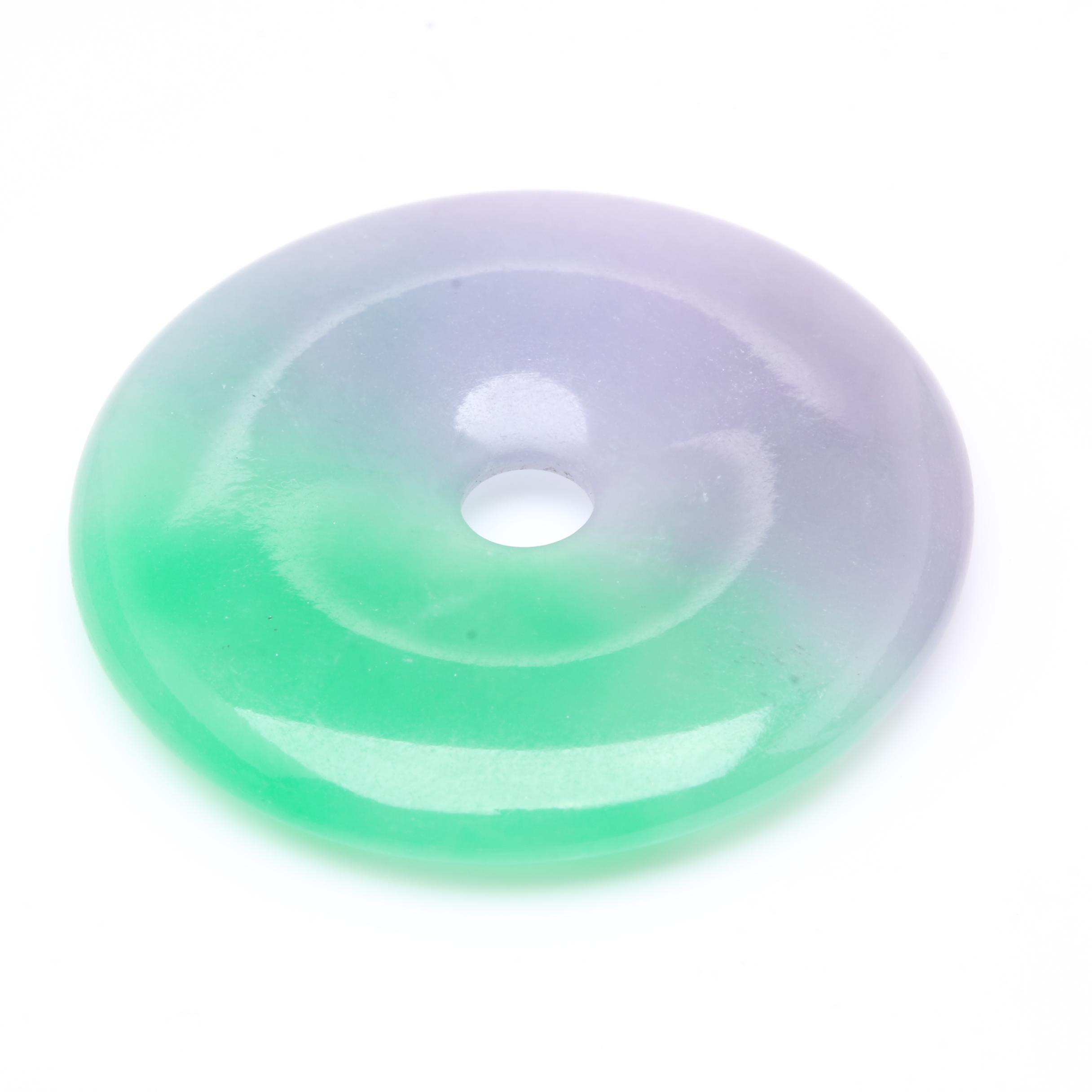 Carved Jadeite Ring and Pendant