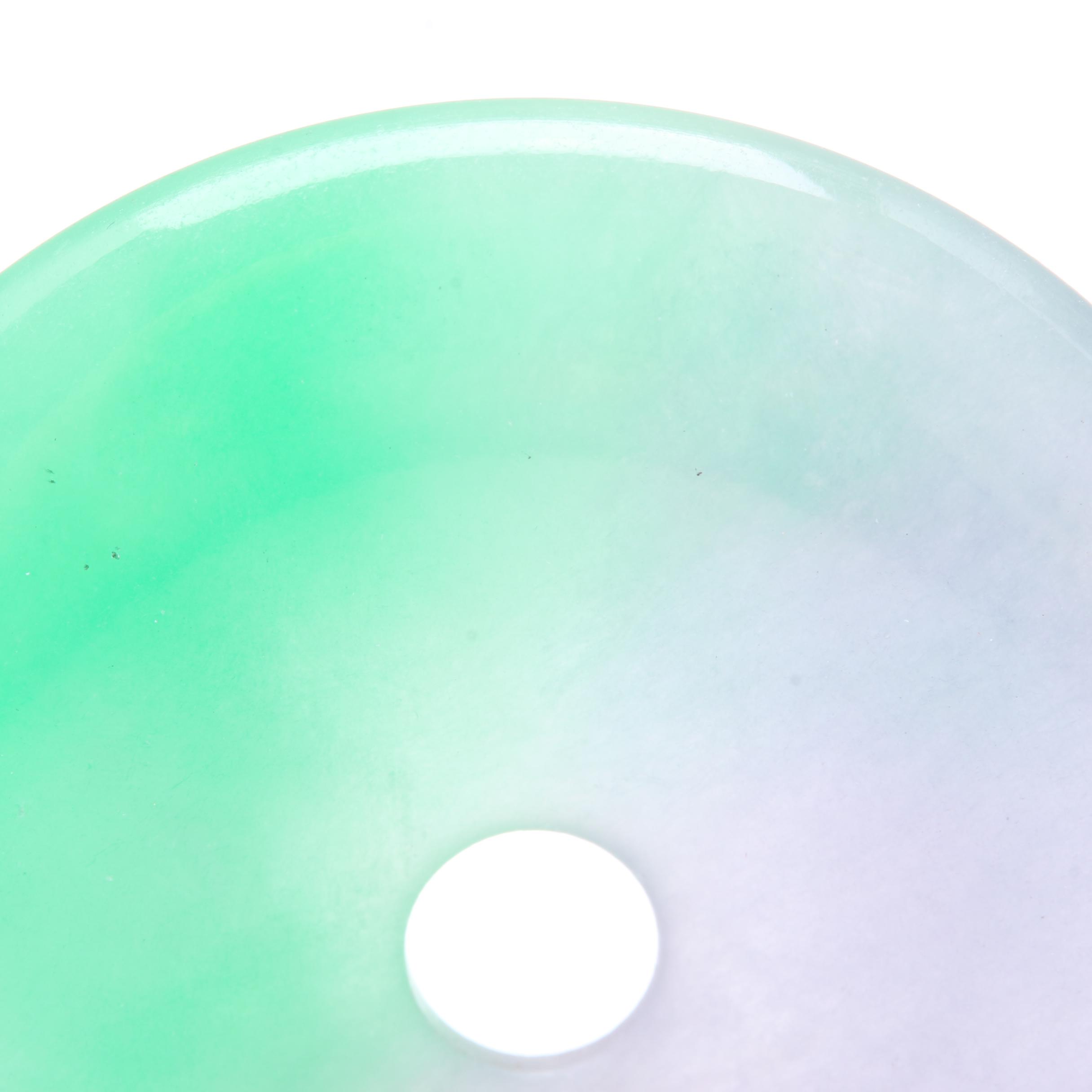 Carved Jadeite Ring and Pendant