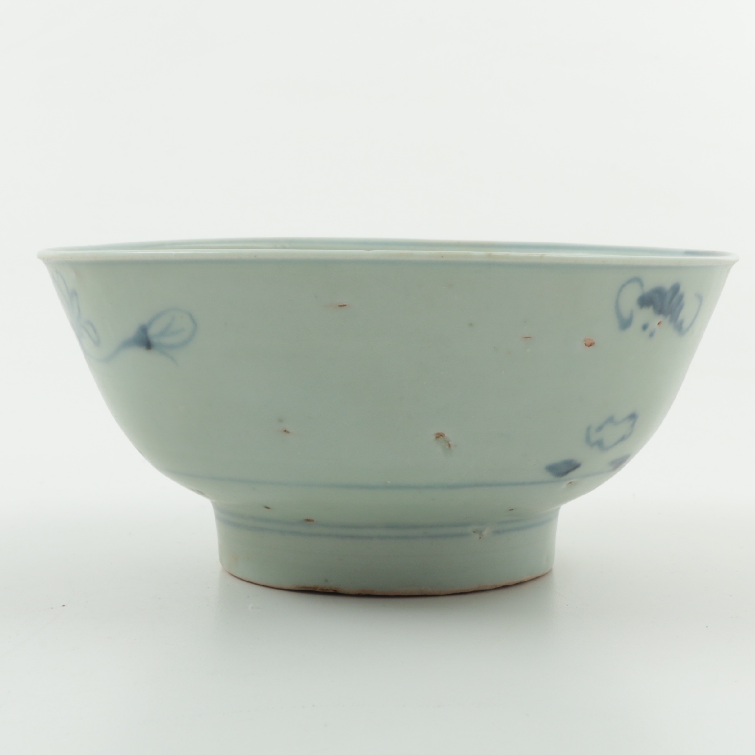 Three Circa 1822 Chinese Porcelain "Tek Sing" Shipwreck Bowls