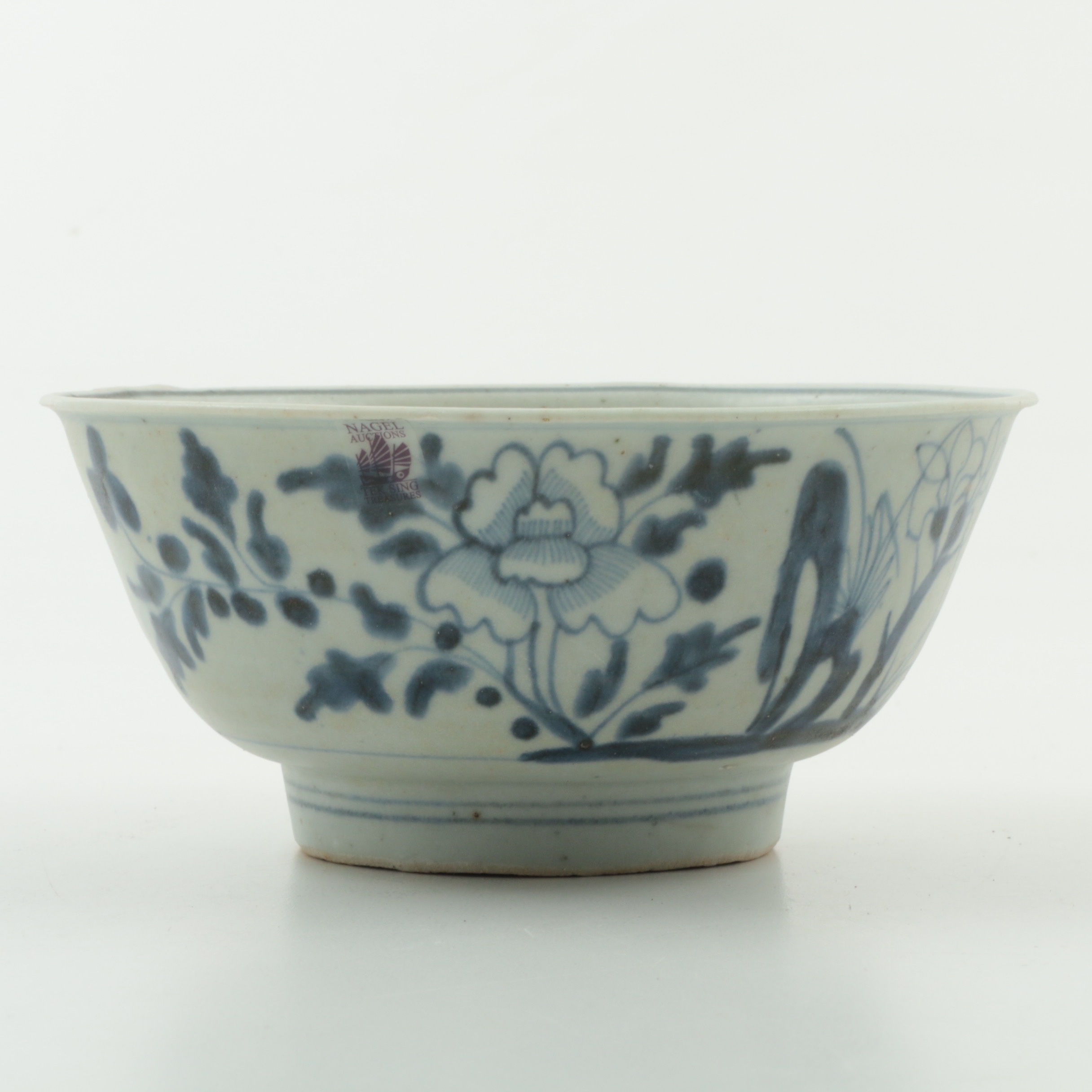 Three Circa 1822 Chinese Porcelain "Tek Sing" Shipwreck Bowls