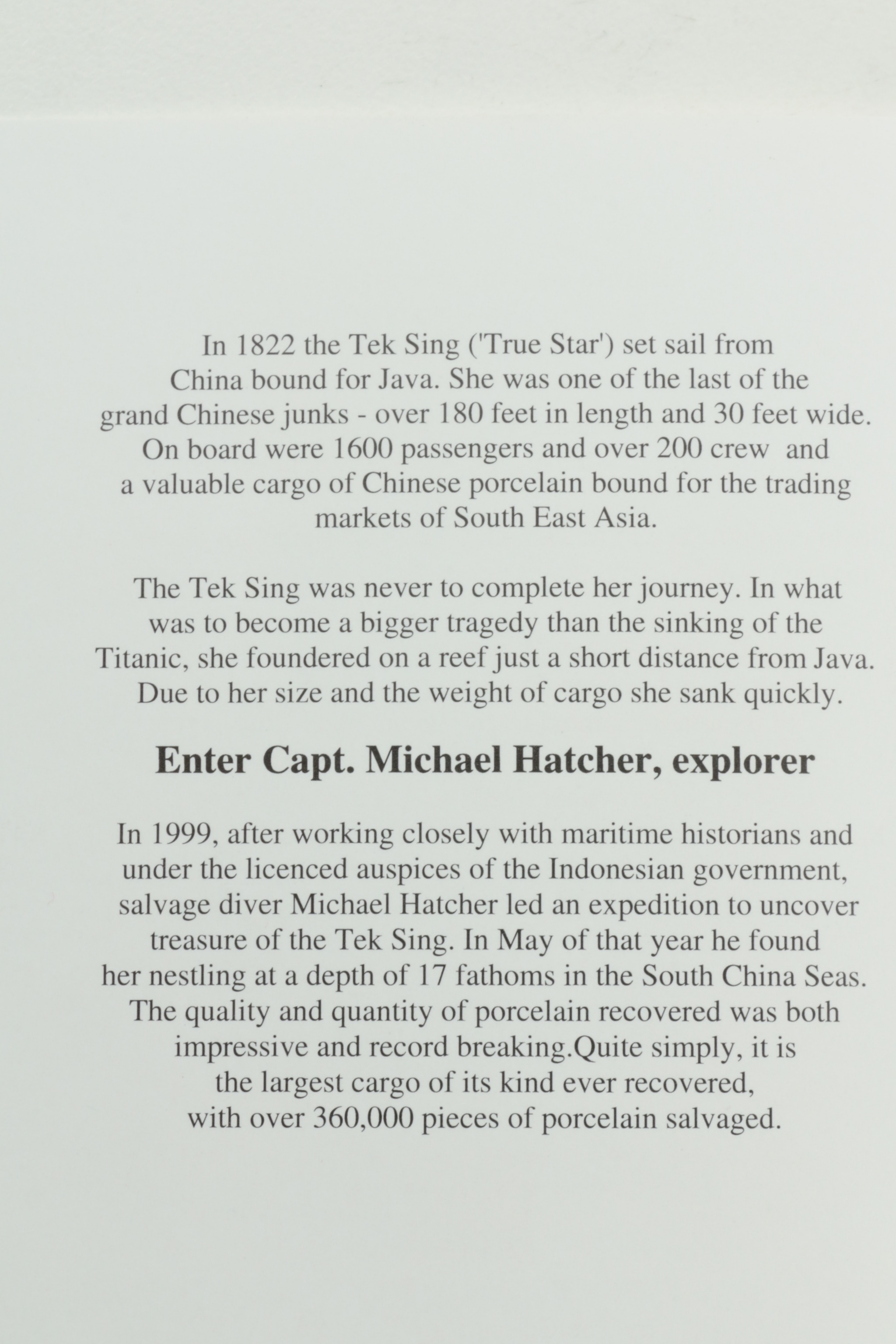 Three Circa 1822 Chinese Porcelain "Tek Sing" Shipwreck Bowls