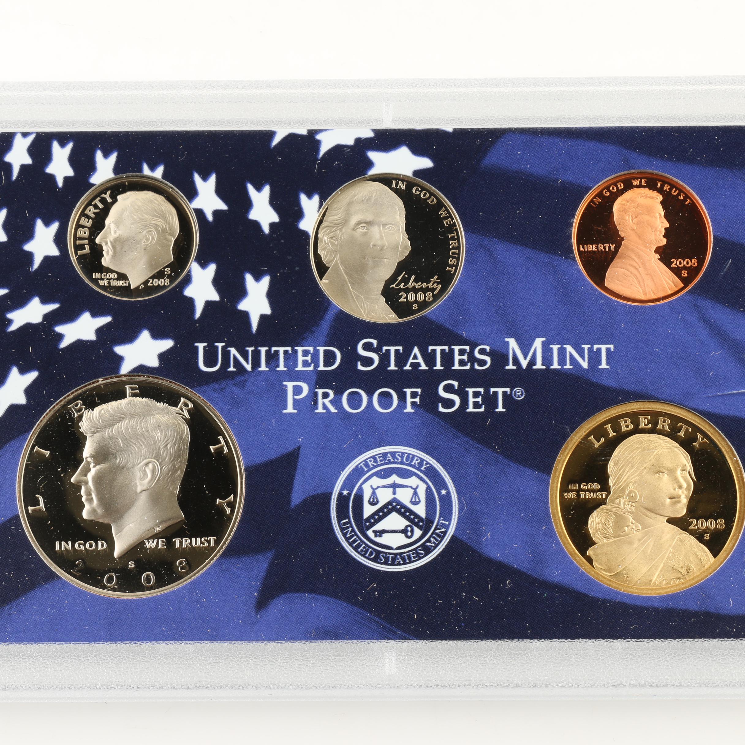 2007 and 2008 U.S. Mint Proof Sets