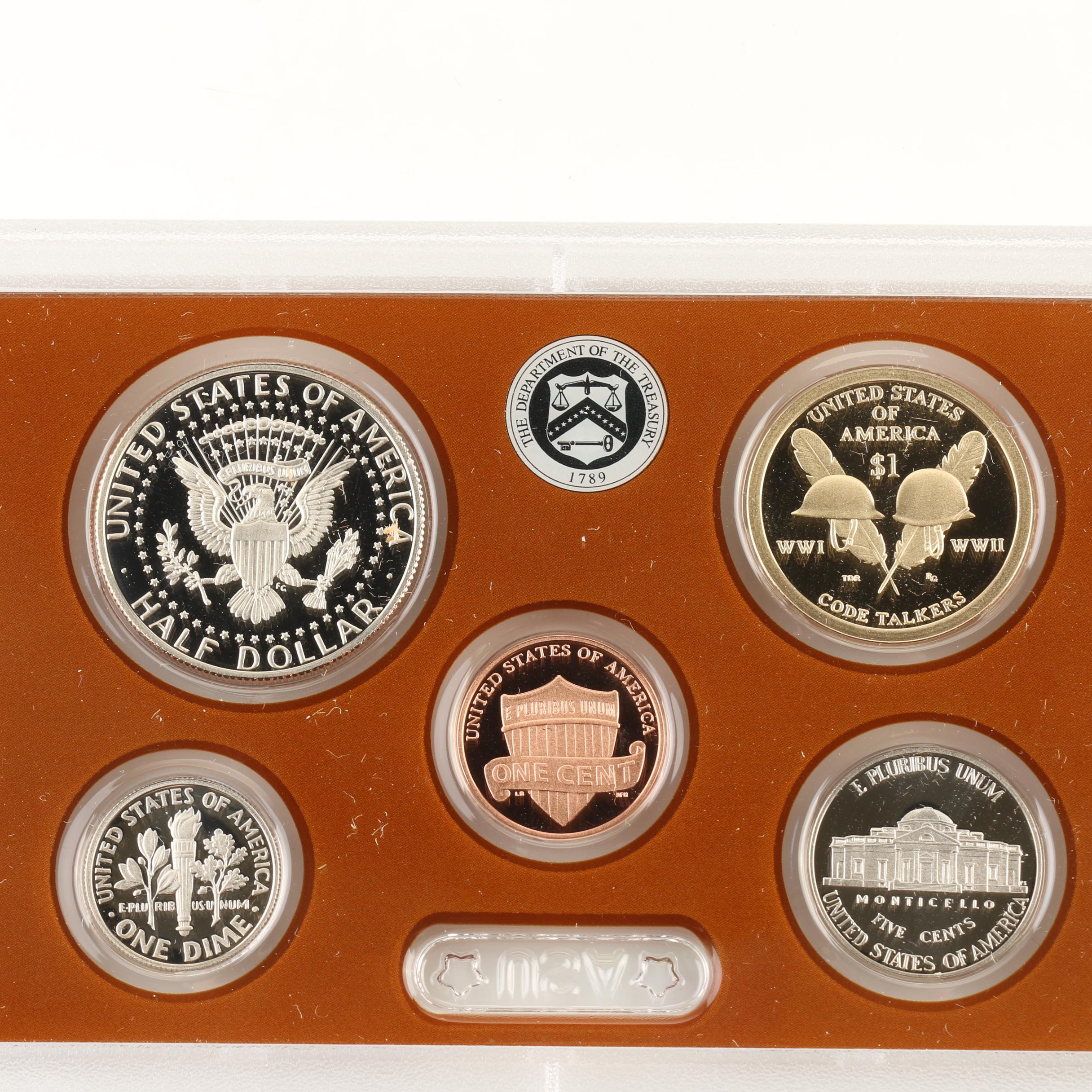 Four U.S. Mint Proof Sets, 2015- 2018