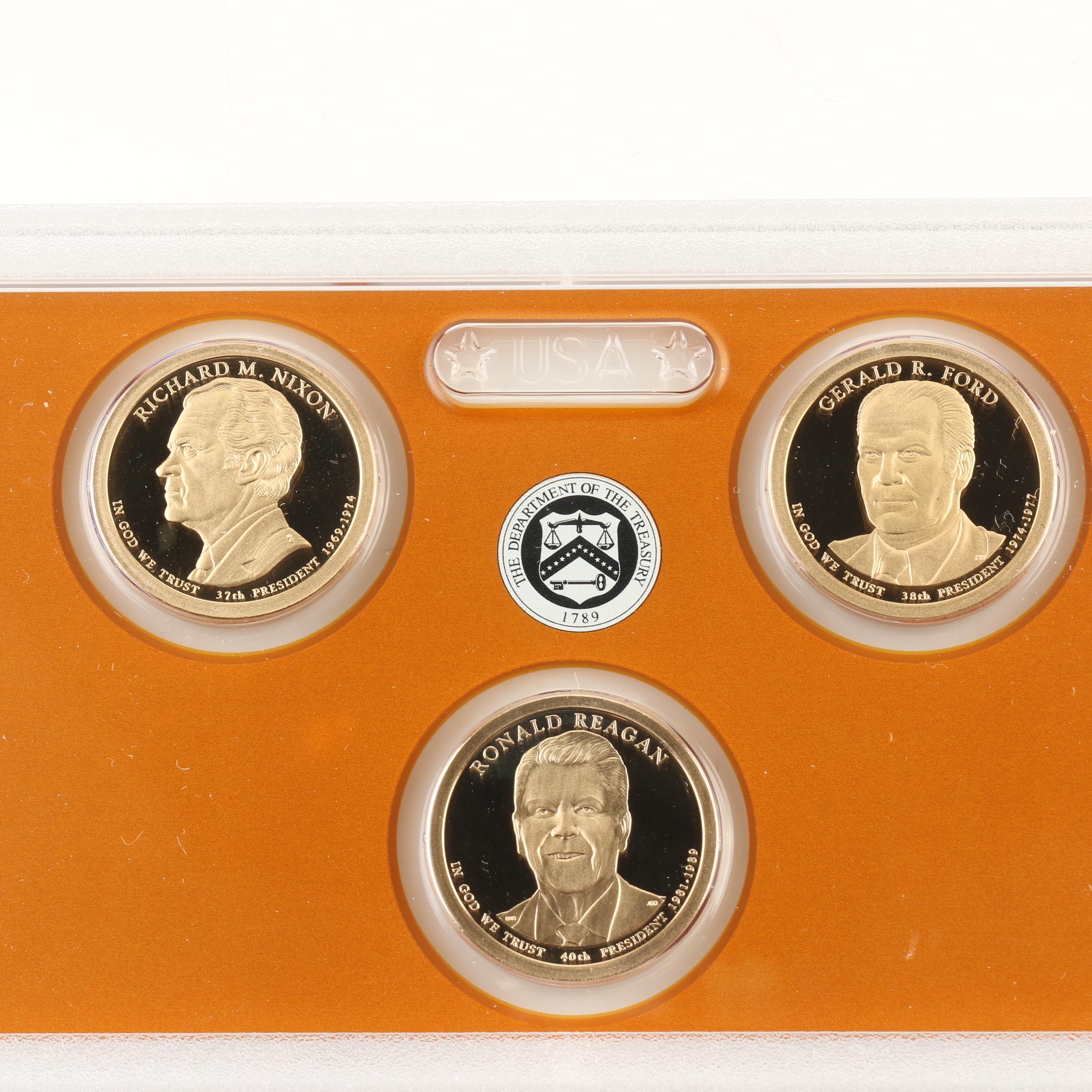 Four U.S. Mint Proof Sets, 2015- 2018