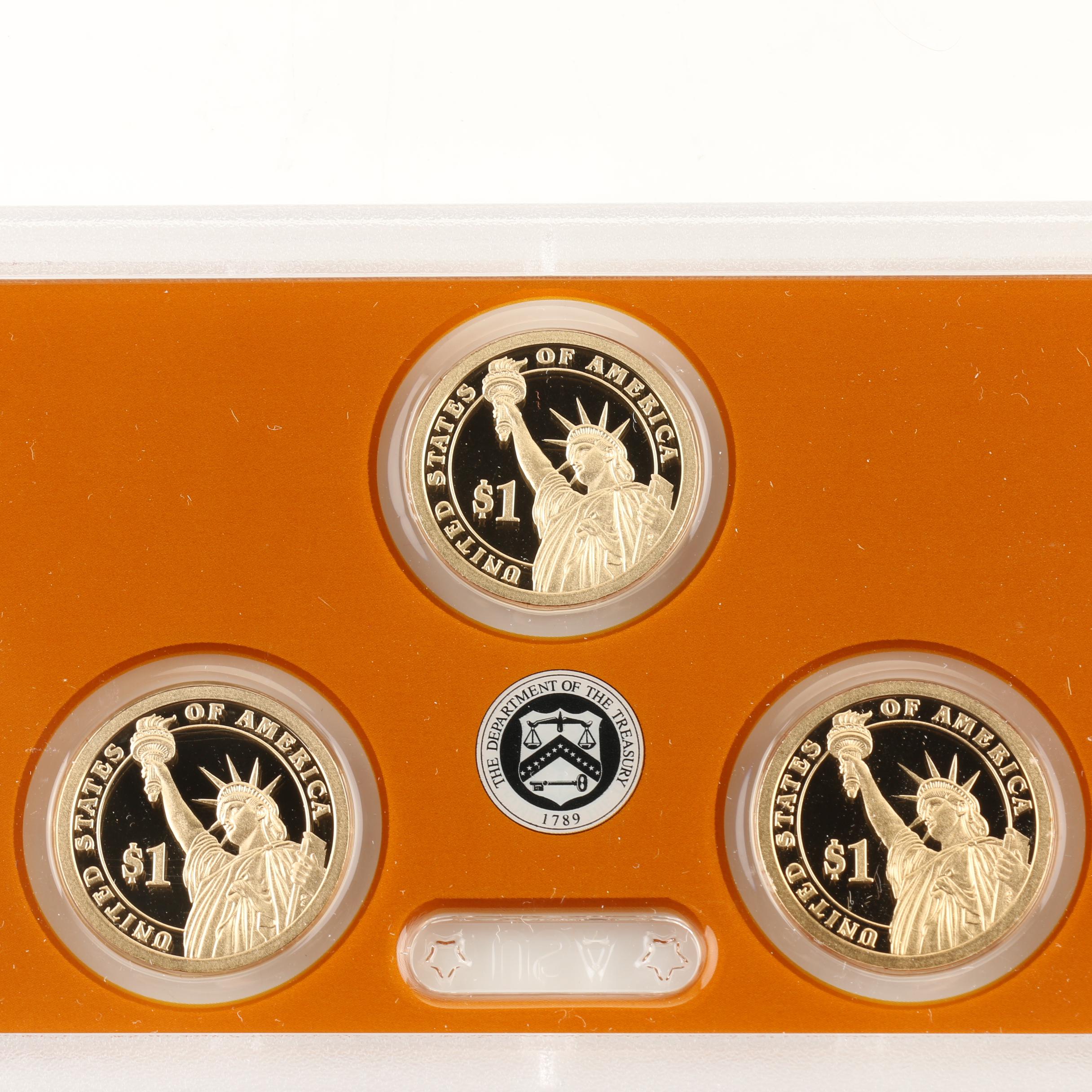 Four U.S. Mint Proof Sets, 2015- 2018