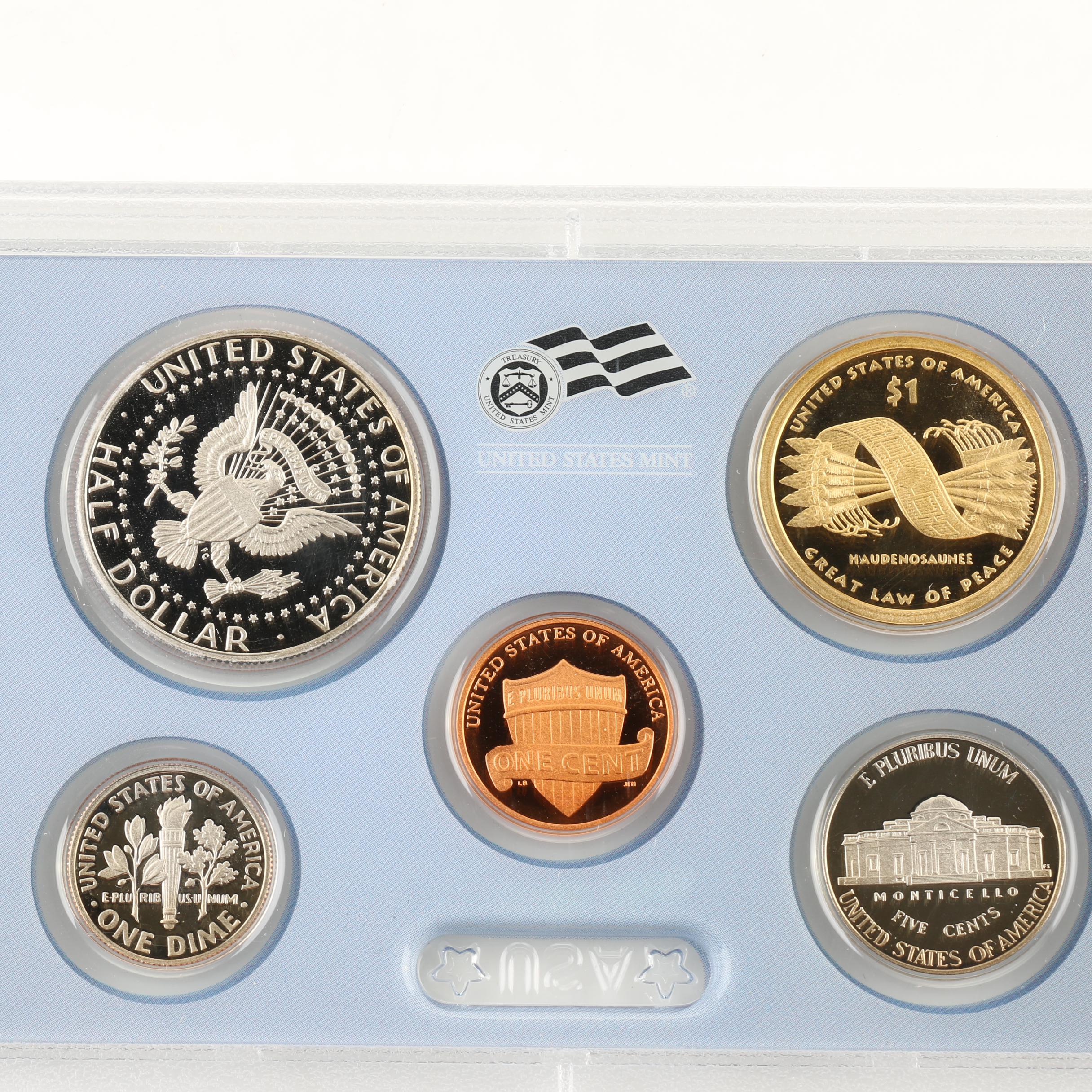 Four U.S. Mint Proof Sets- 2010, 2011, 2013 and 2014