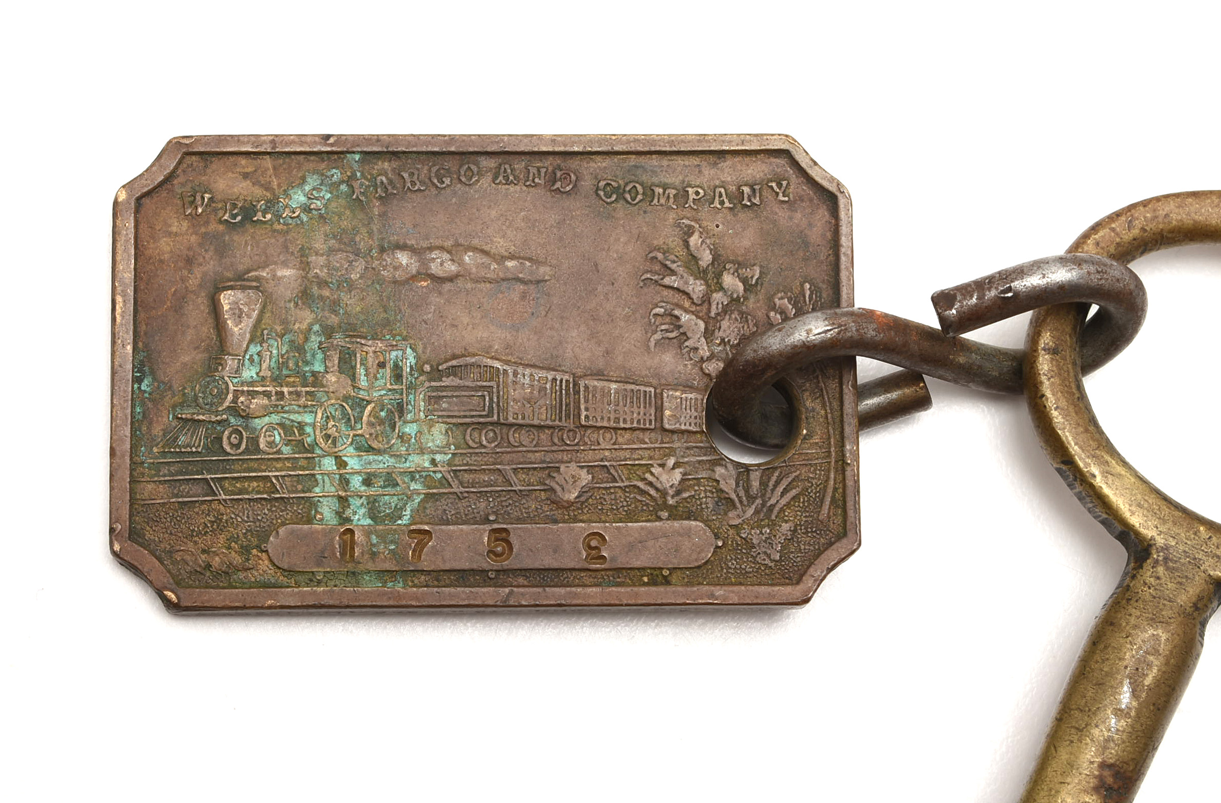 Wells Fargo Antique Cast Iron Train Lockbox