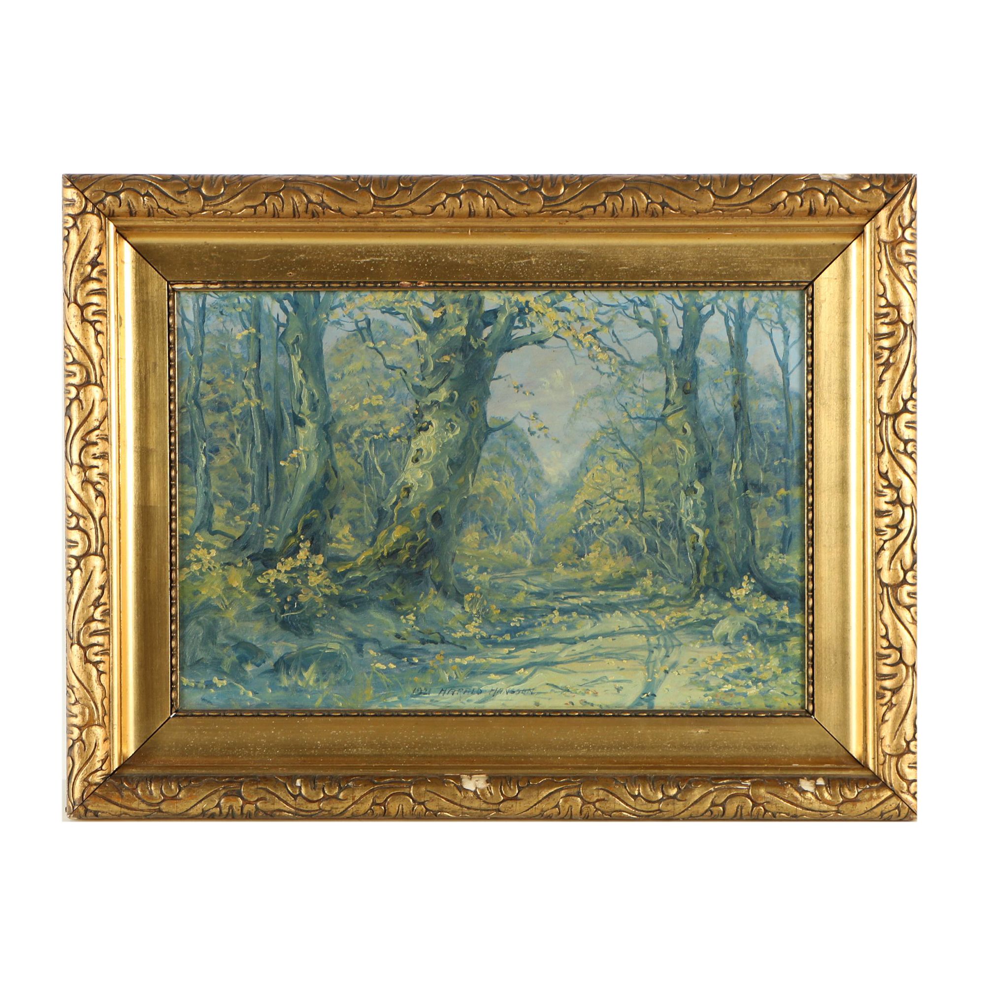 Harald Hanssen Oil Painting