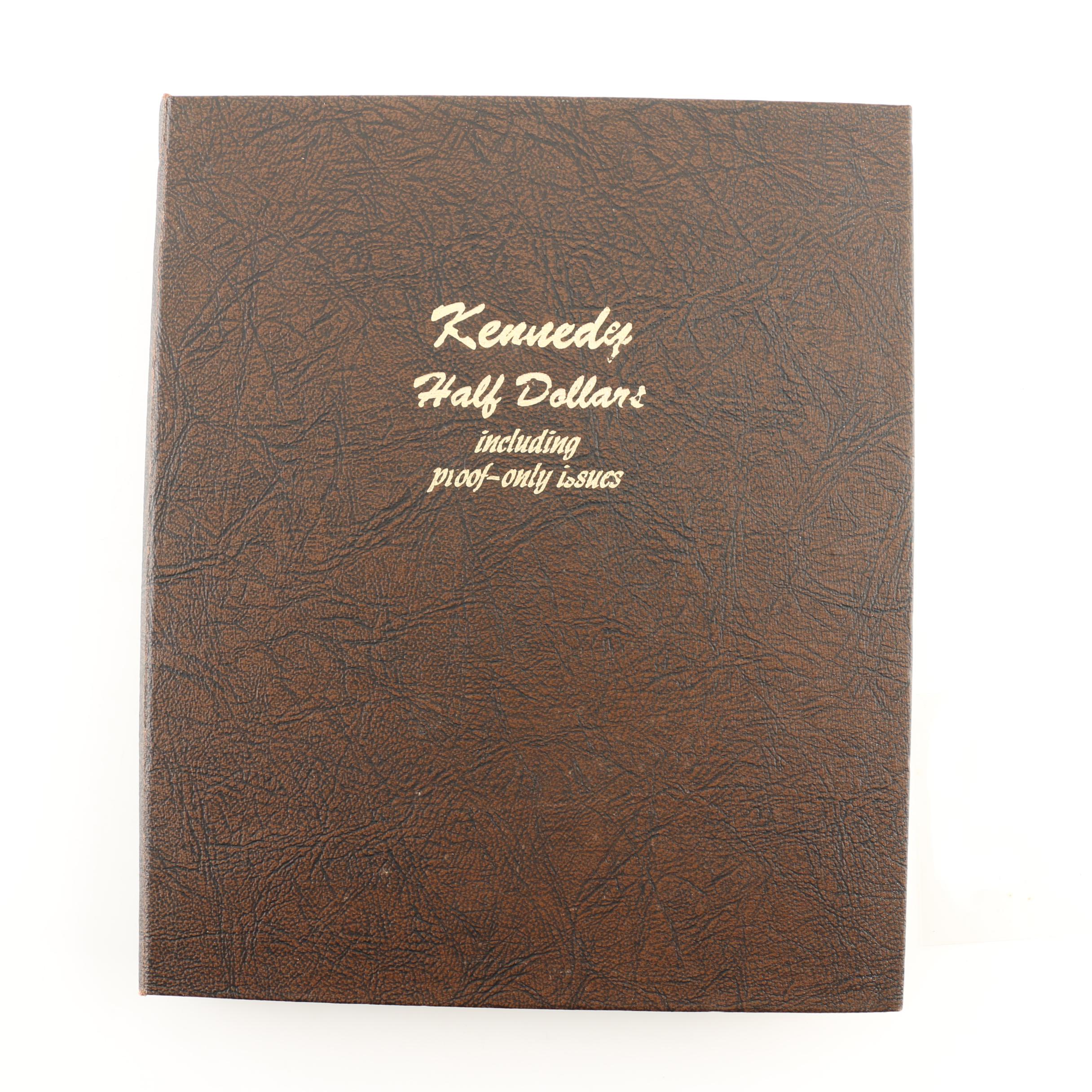 Dansco Album of Kennedy Half Dollars