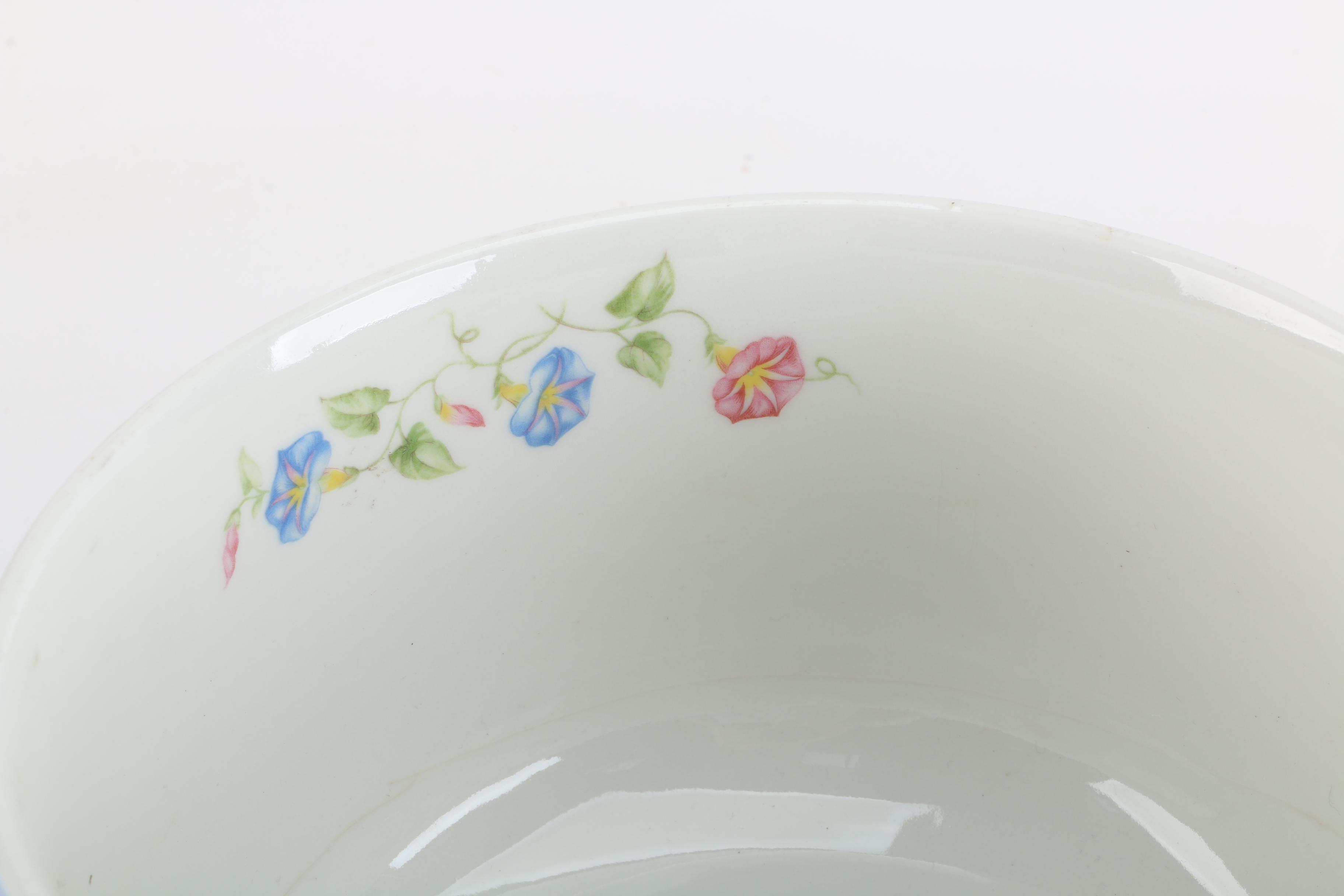 Vintage Hall Pottery "Westinghouse Cadet Blue" Bowls and Leftover Dishes