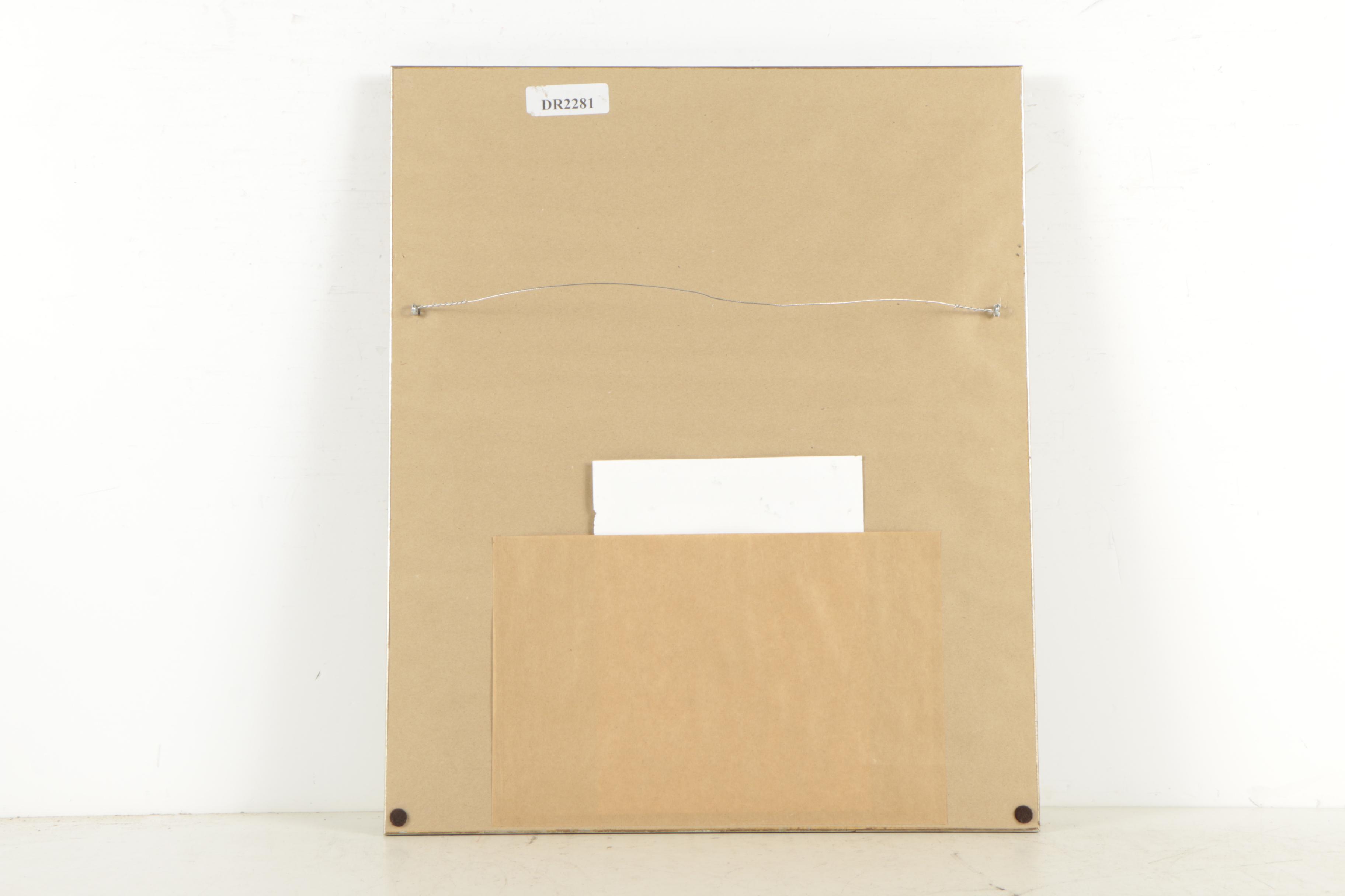 Eugene-Andre Champollion Etching After P. Baudry "Psyche"