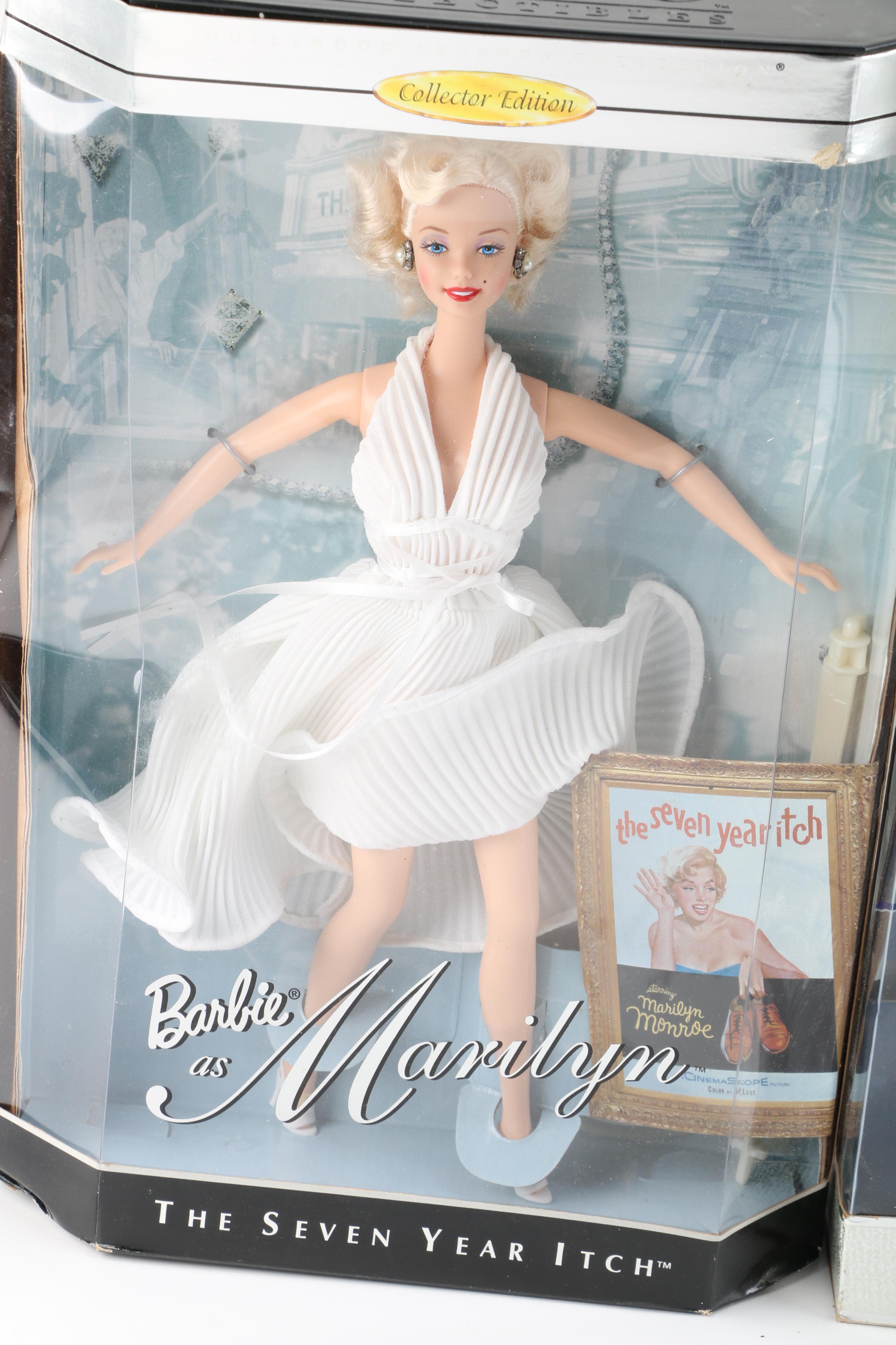 Mattel Collector Edition Barbie Dolls Featuring "Marilyn"