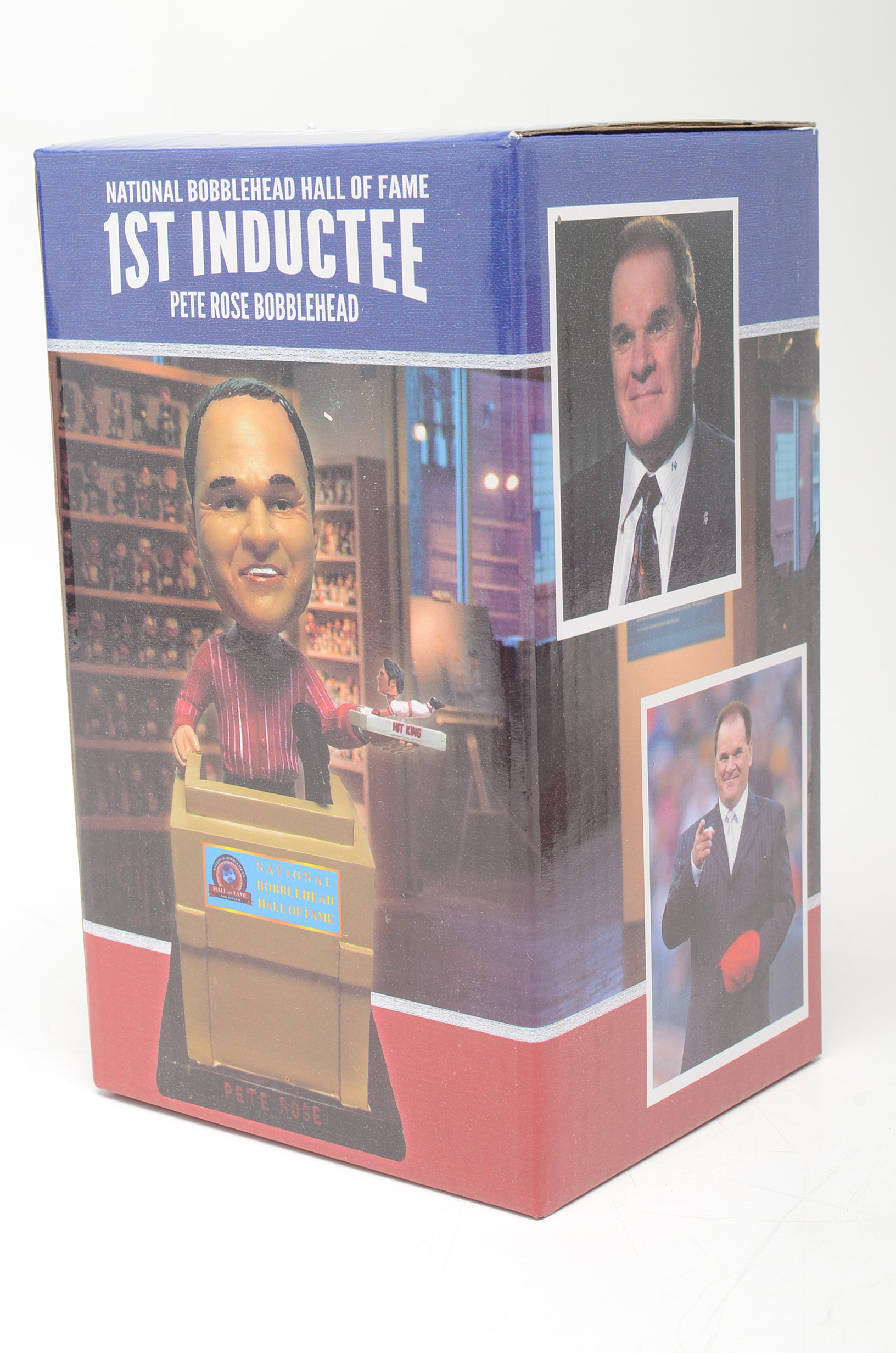 Pete Rose Bobbleheads with Commemorative Rose Ball