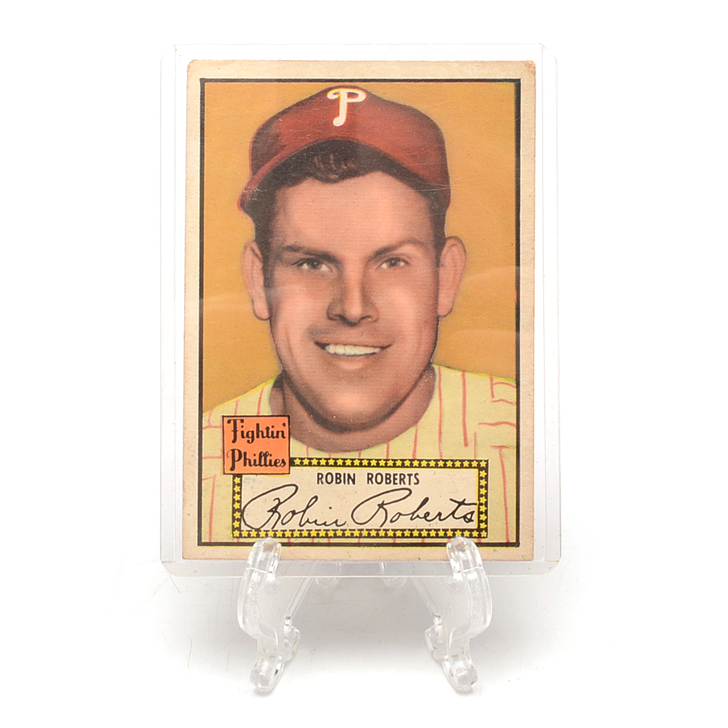 1952 Robin Roberts Philadelphia Phillies Baseball Card