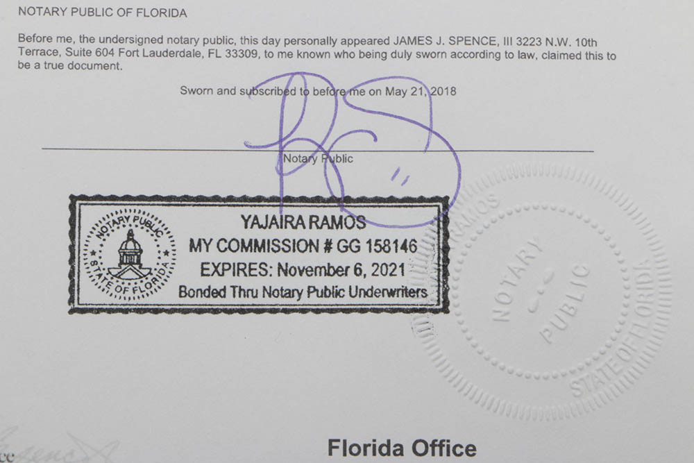 James Smith Document Signed 1754