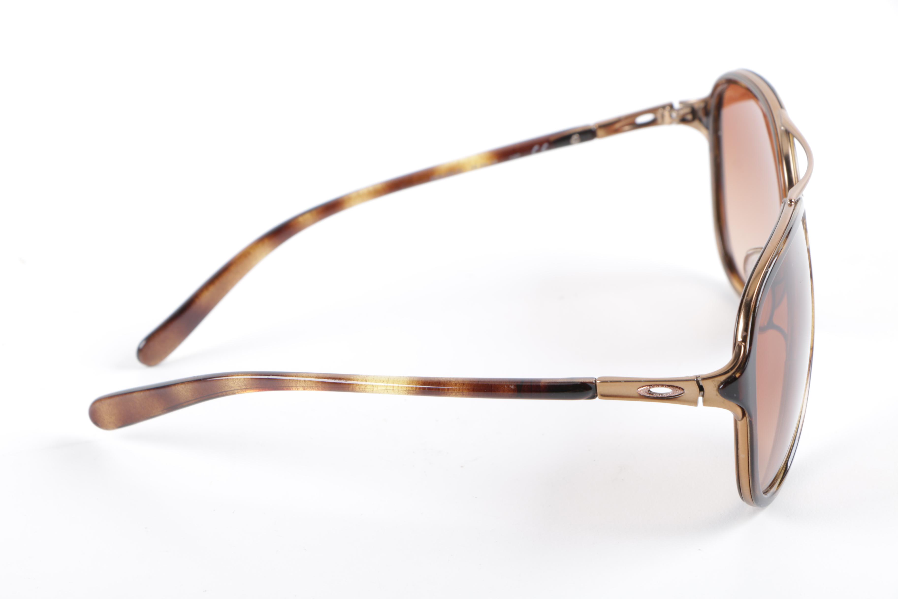 Oakley Kickback Tortoiseshell Style Aviator Sunglasses