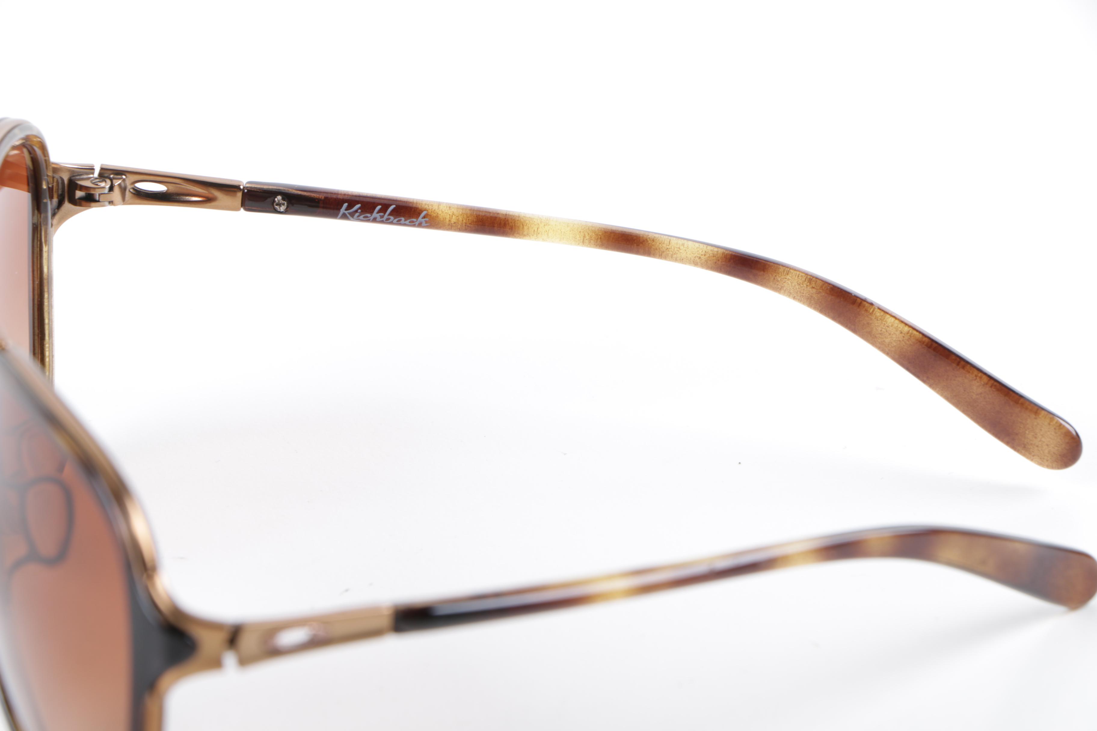 Oakley Kickback Tortoiseshell Style Aviator Sunglasses