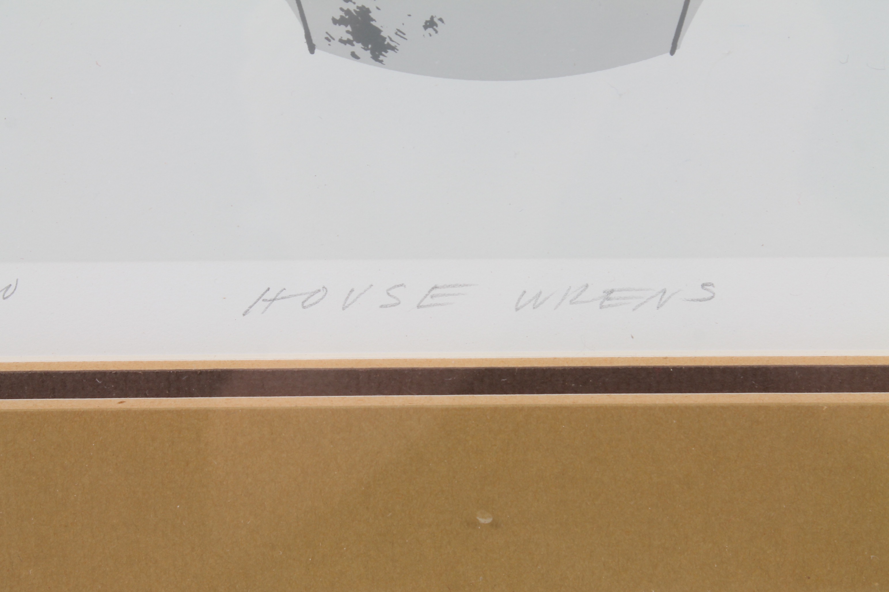 Charley Harper Serigraph "Wrented (House Wren)