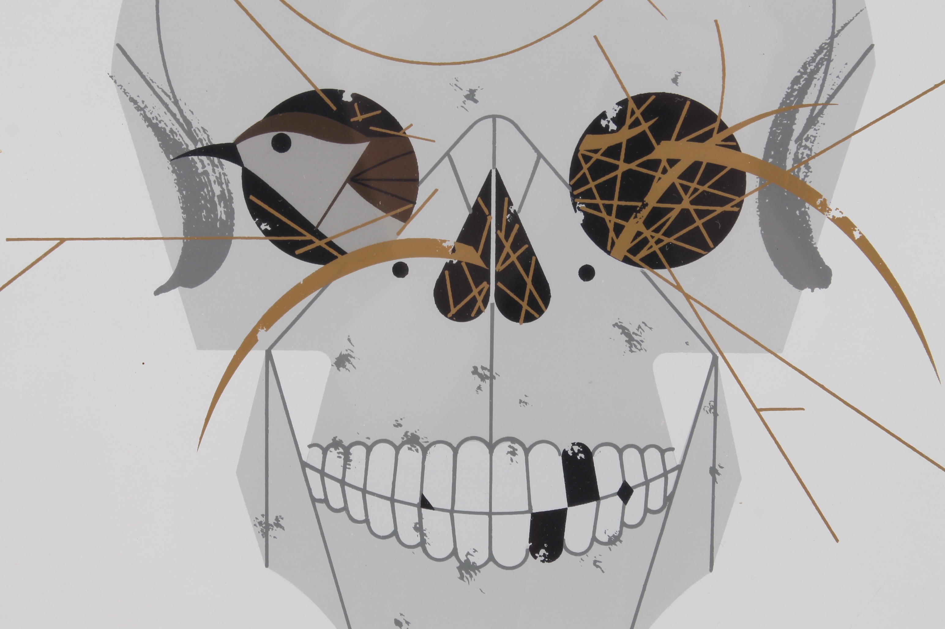 Charley Harper Serigraph "Wrented (House Wren)