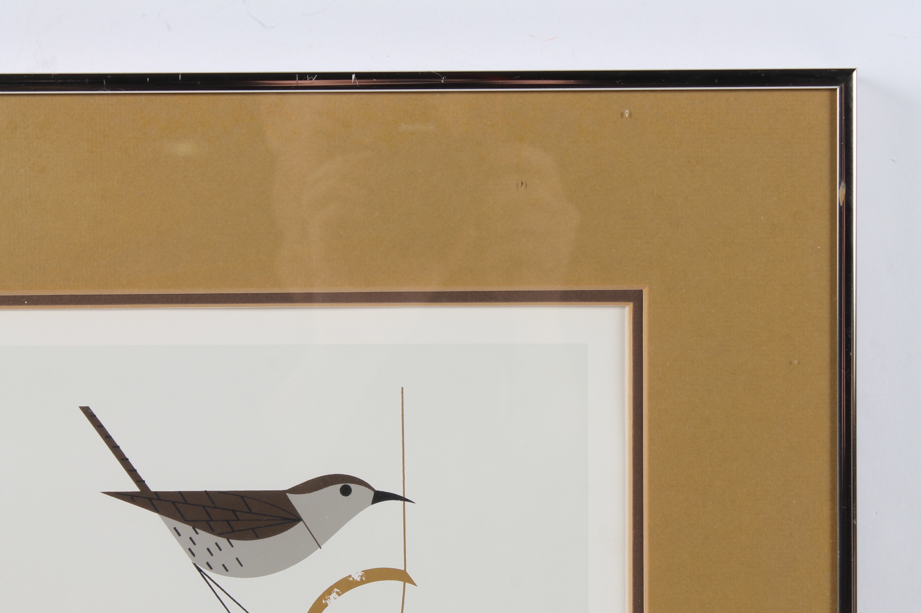 Charley Harper Serigraph "Wrented (House Wren)