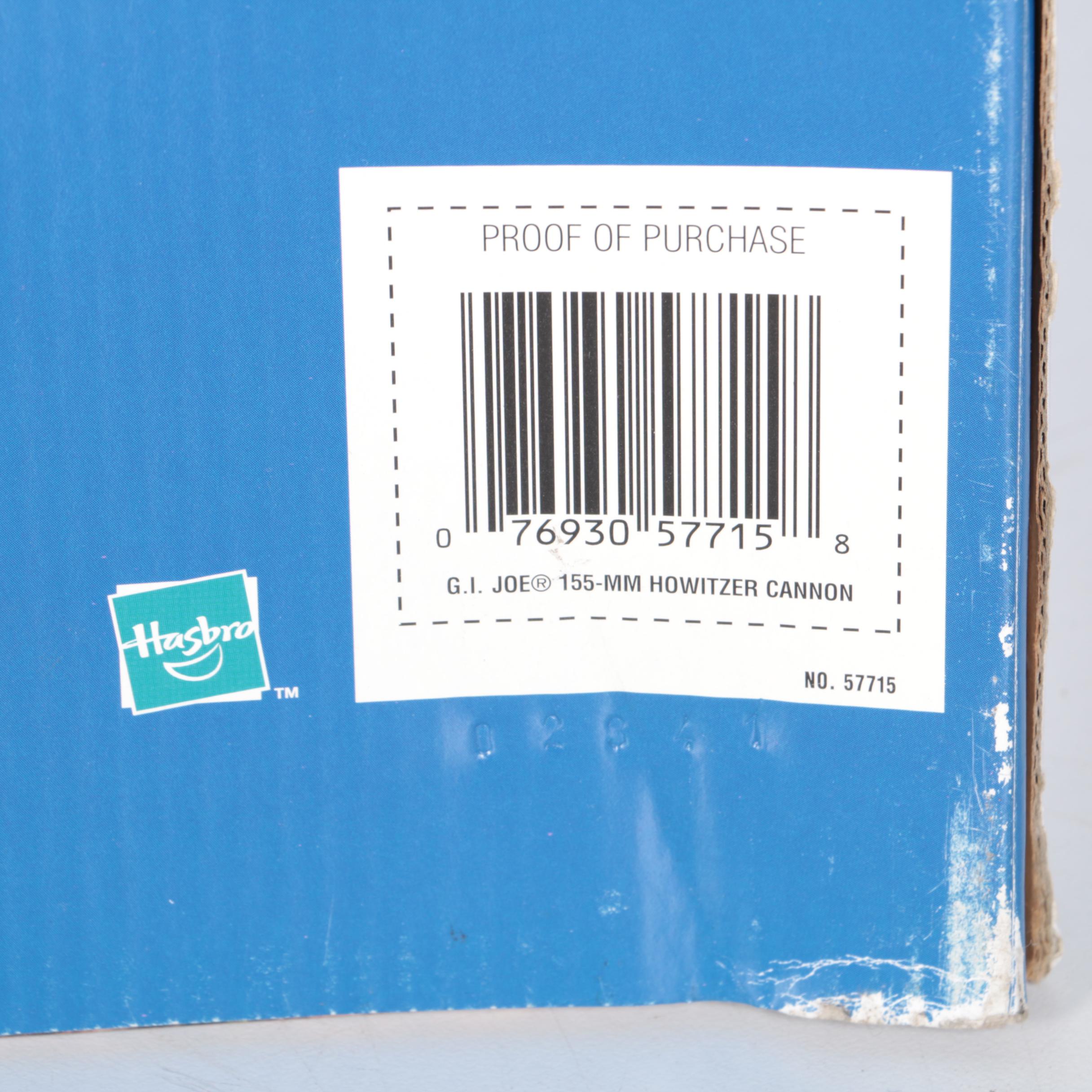 Hasbro G.I. Joe "Howitzer Cannon" and "Rhino G.P.V."