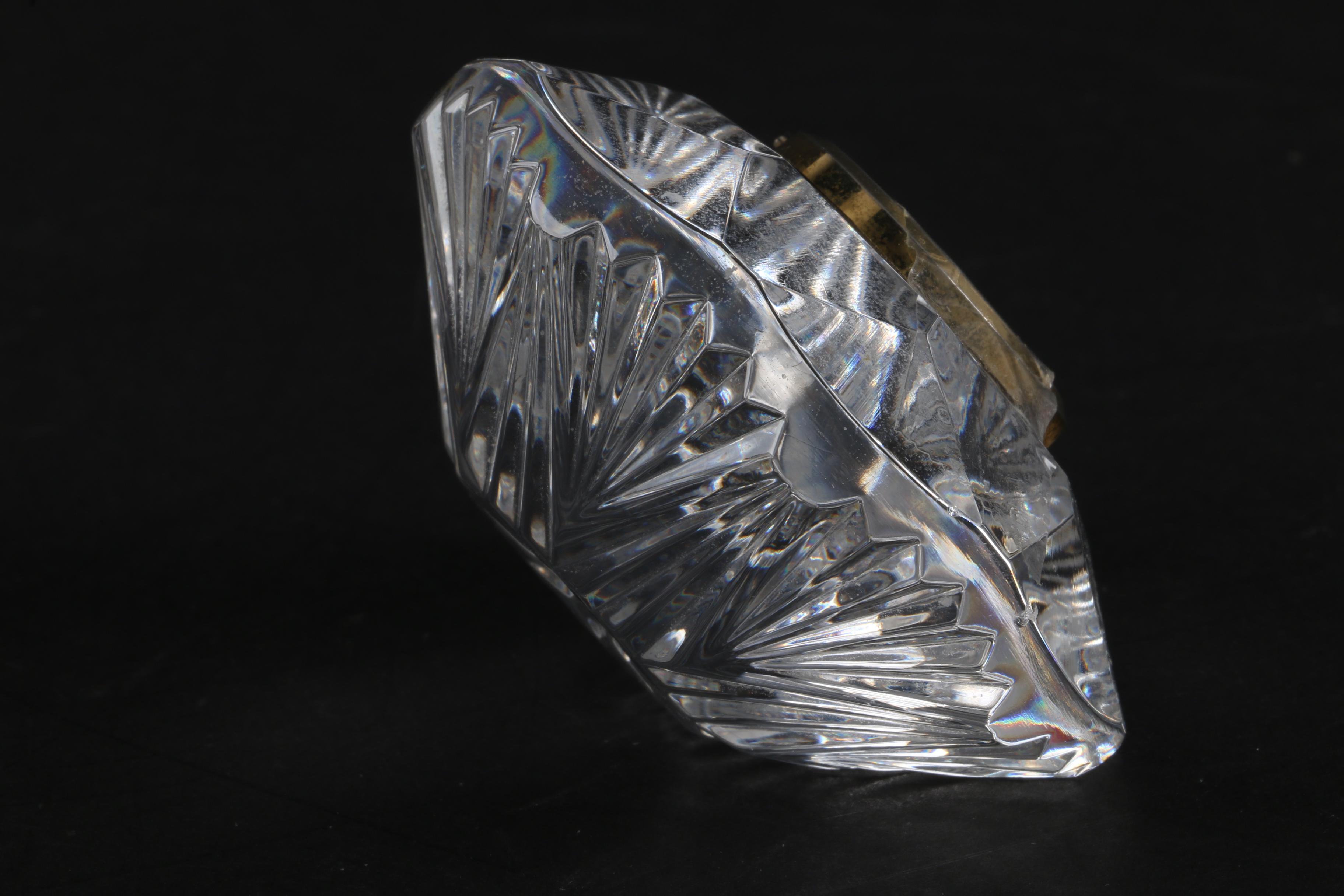 Waterford Crystal Clock Paperweight