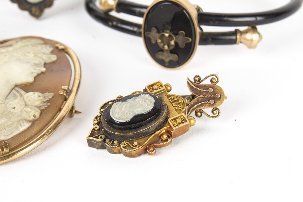 Cameo Costume Jewelry Collection Featuring Hamilton Watch