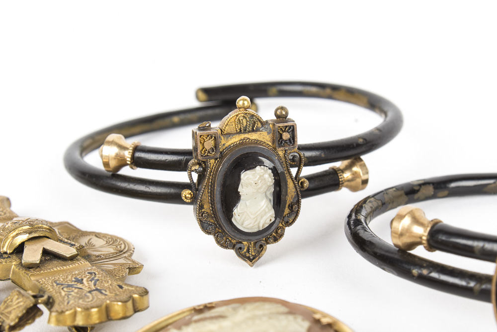 Cameo Costume Jewelry Collection Featuring Hamilton Watch