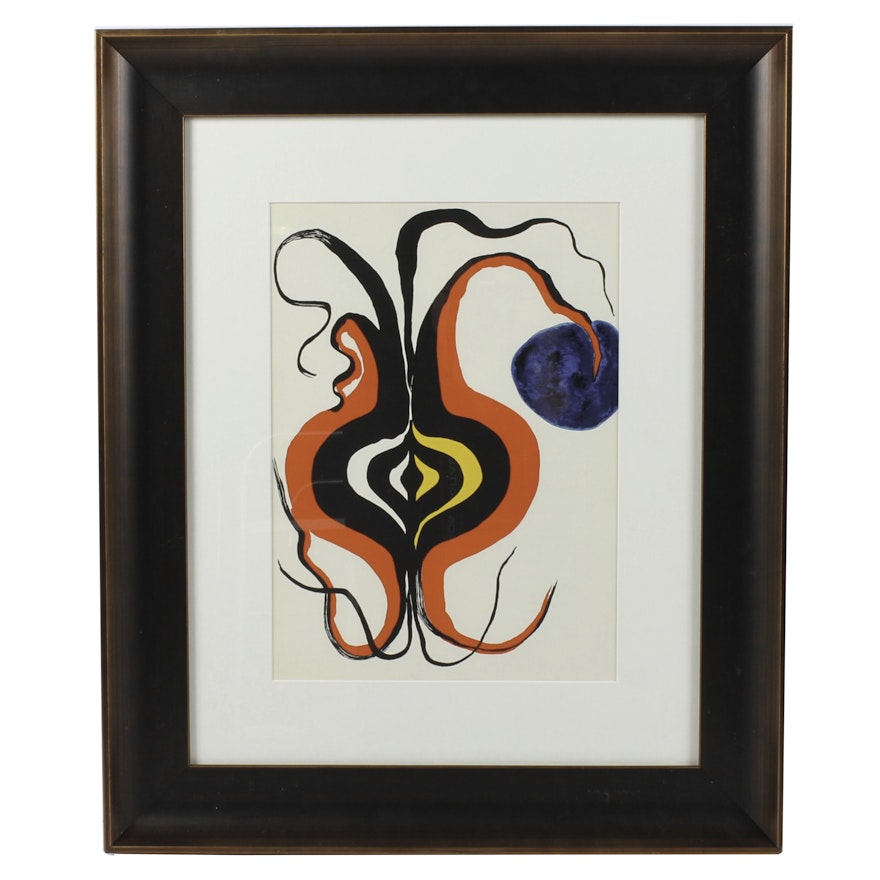 Alexander Calder Lithograph for Derrière le Miroir "The Onion"