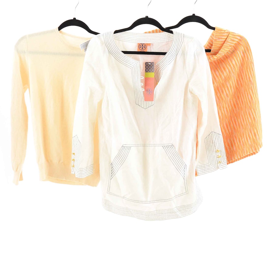 Collection of Sweaters and Blouses including Tory Burch