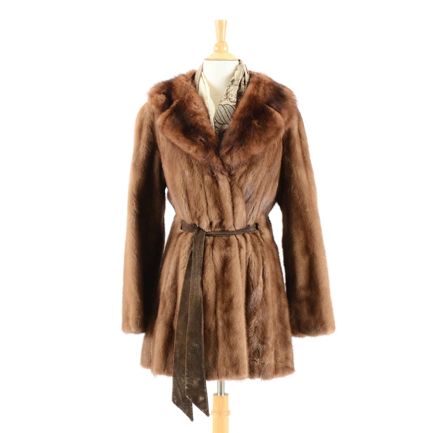 Vintage Mink Fur Coat