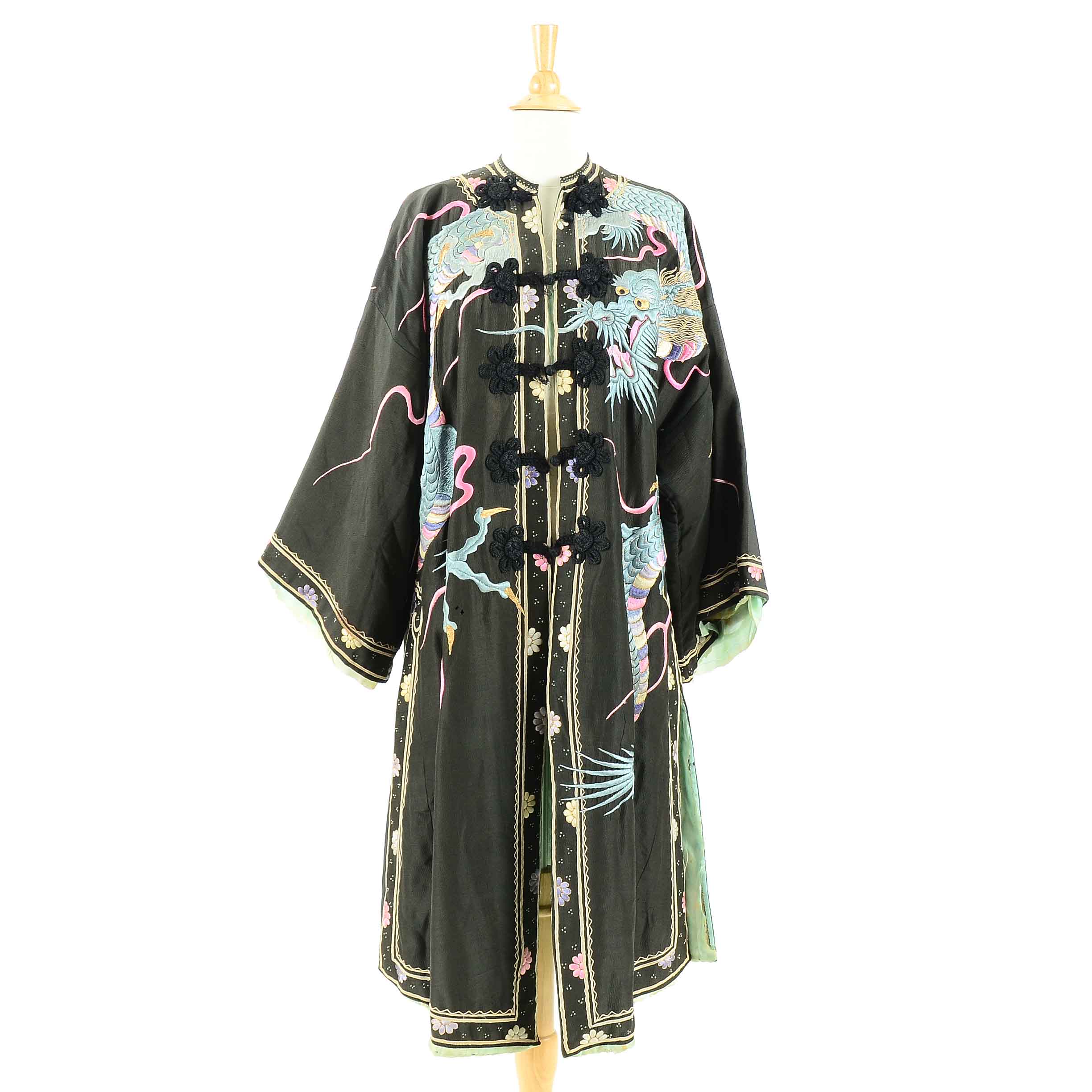 Chinese Robe with Dragon Embroidery
