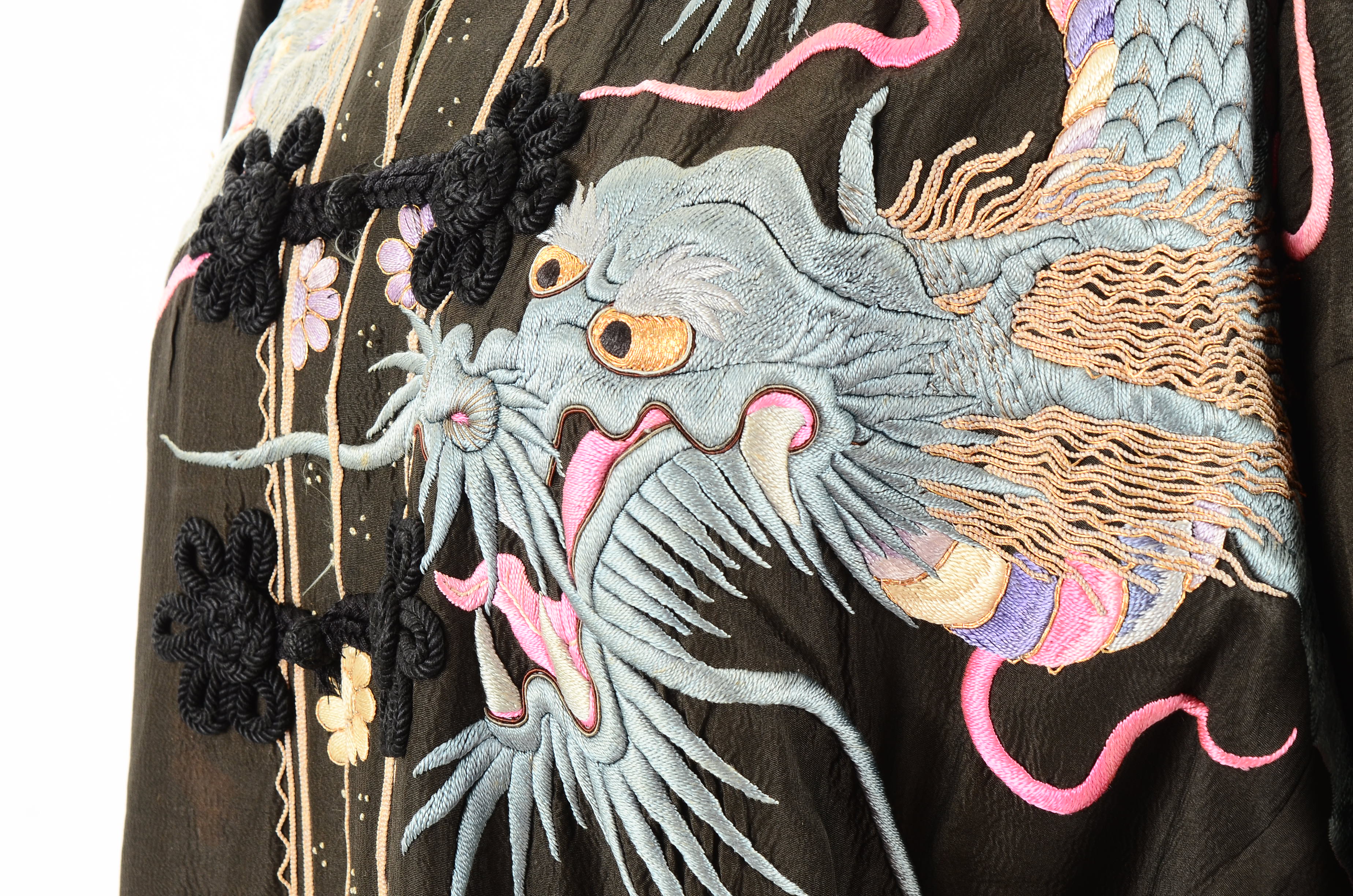 Chinese Robe with Dragon Embroidery
