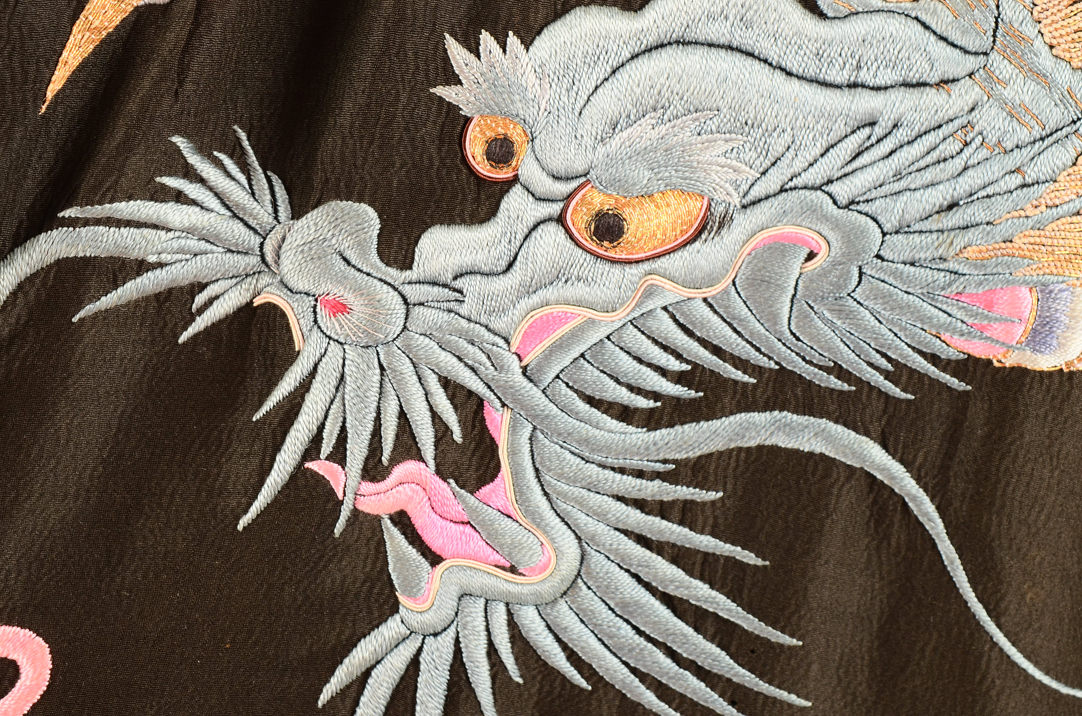 Chinese Robe with Dragon Embroidery