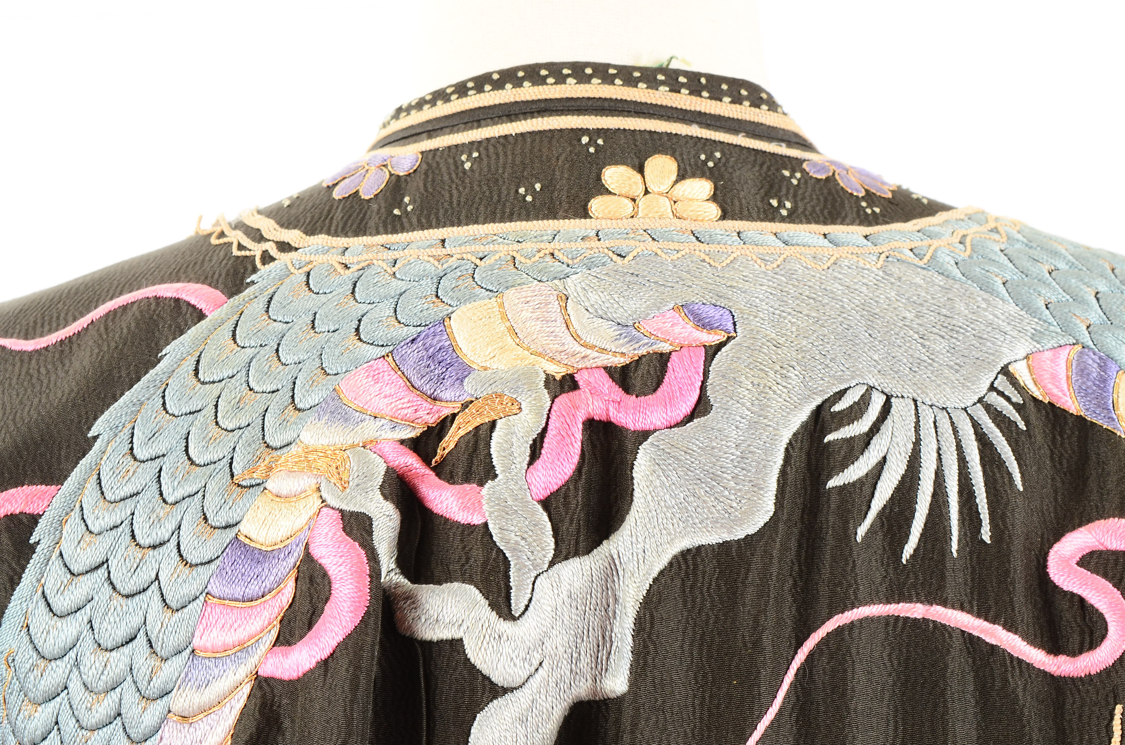 Chinese Robe with Dragon Embroidery