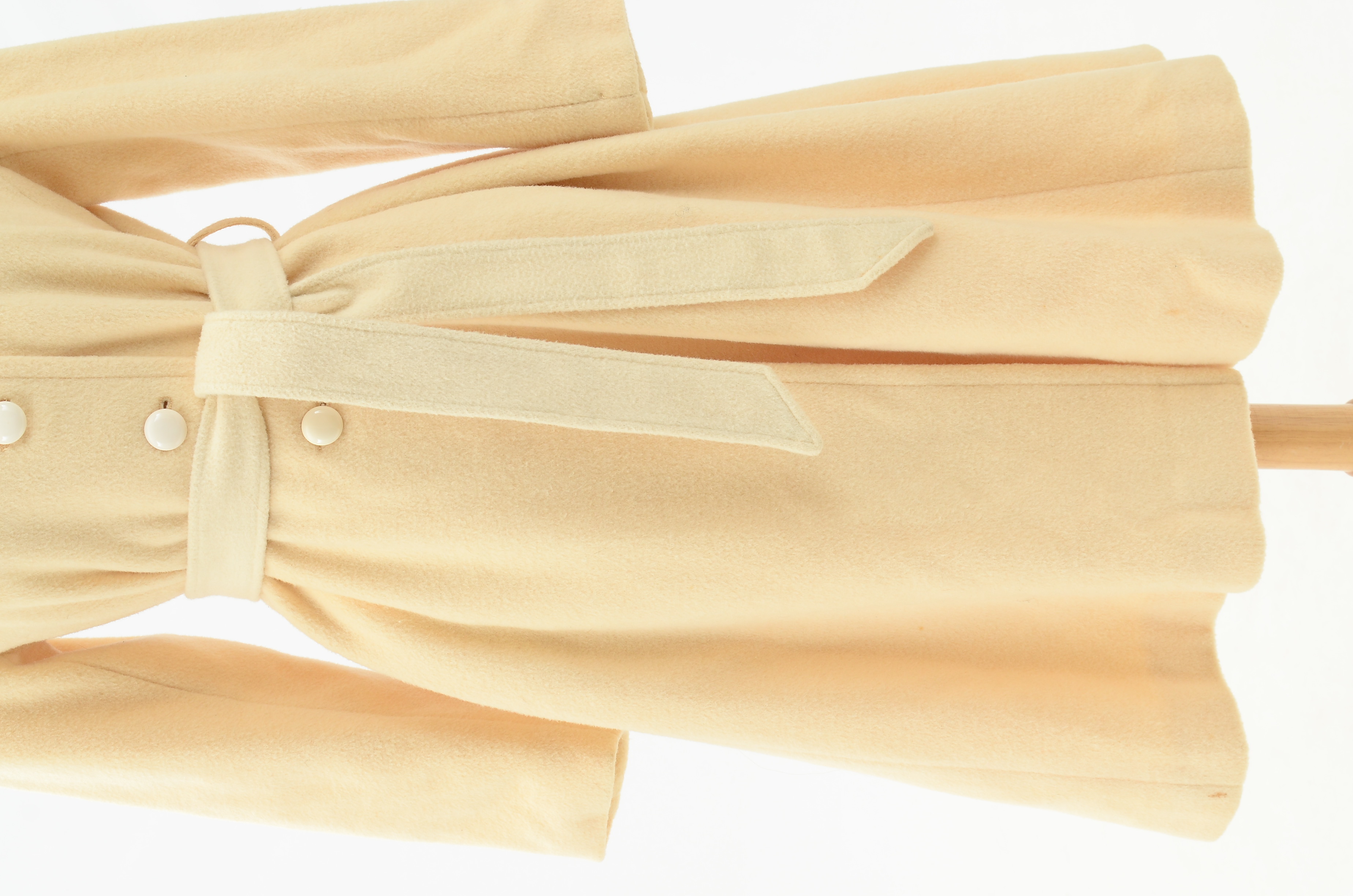 Vintage Winter White Wool Coat