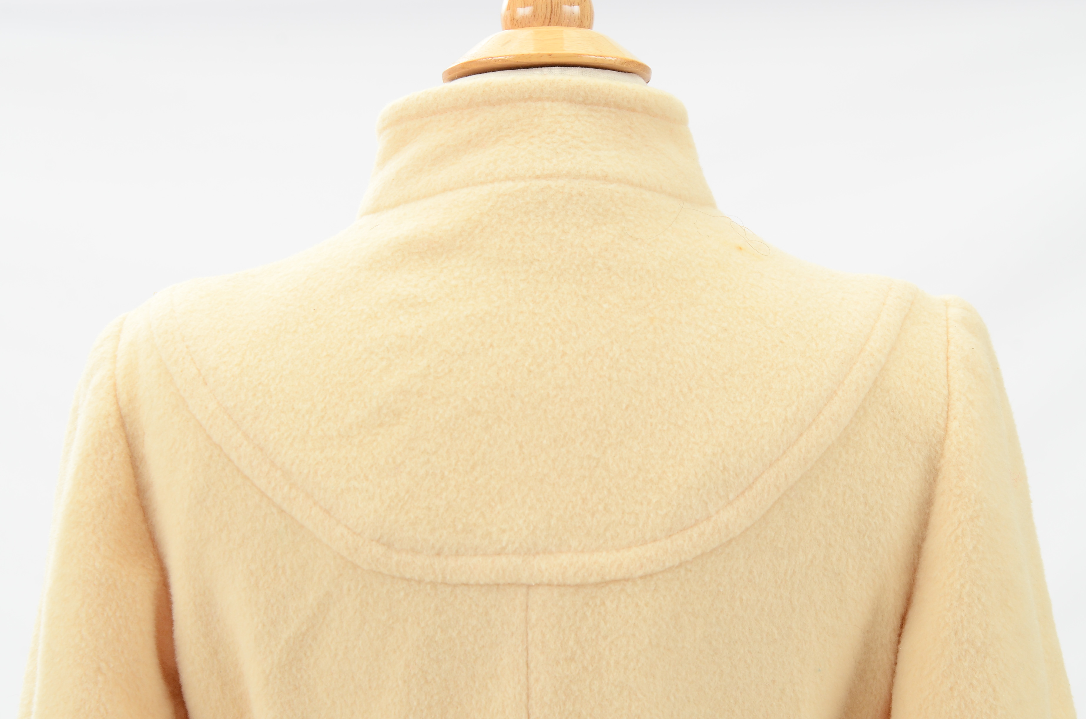 Vintage Winter White Wool Coat