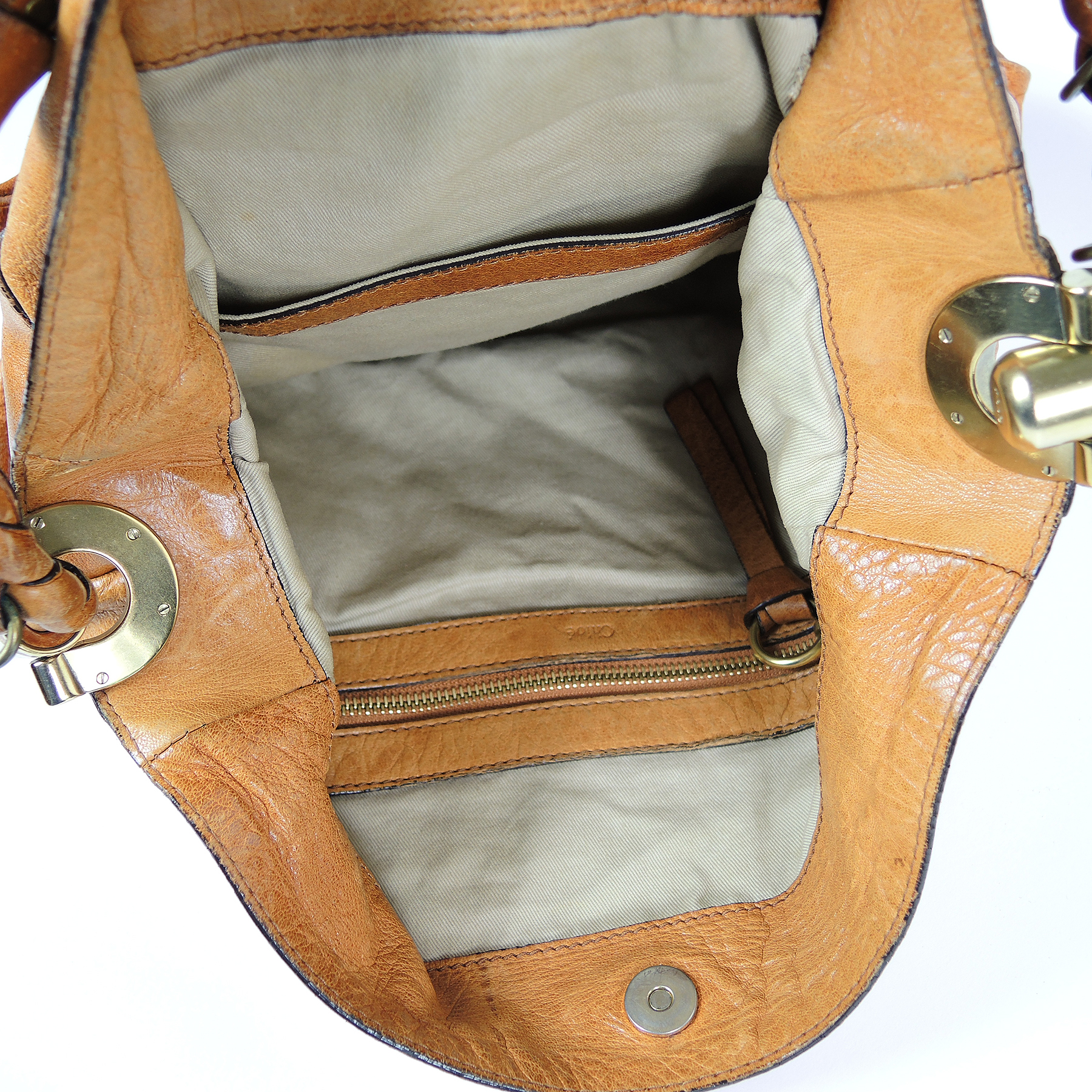 Chloé Leather Hobo Handbag and Tory Burch Wallet