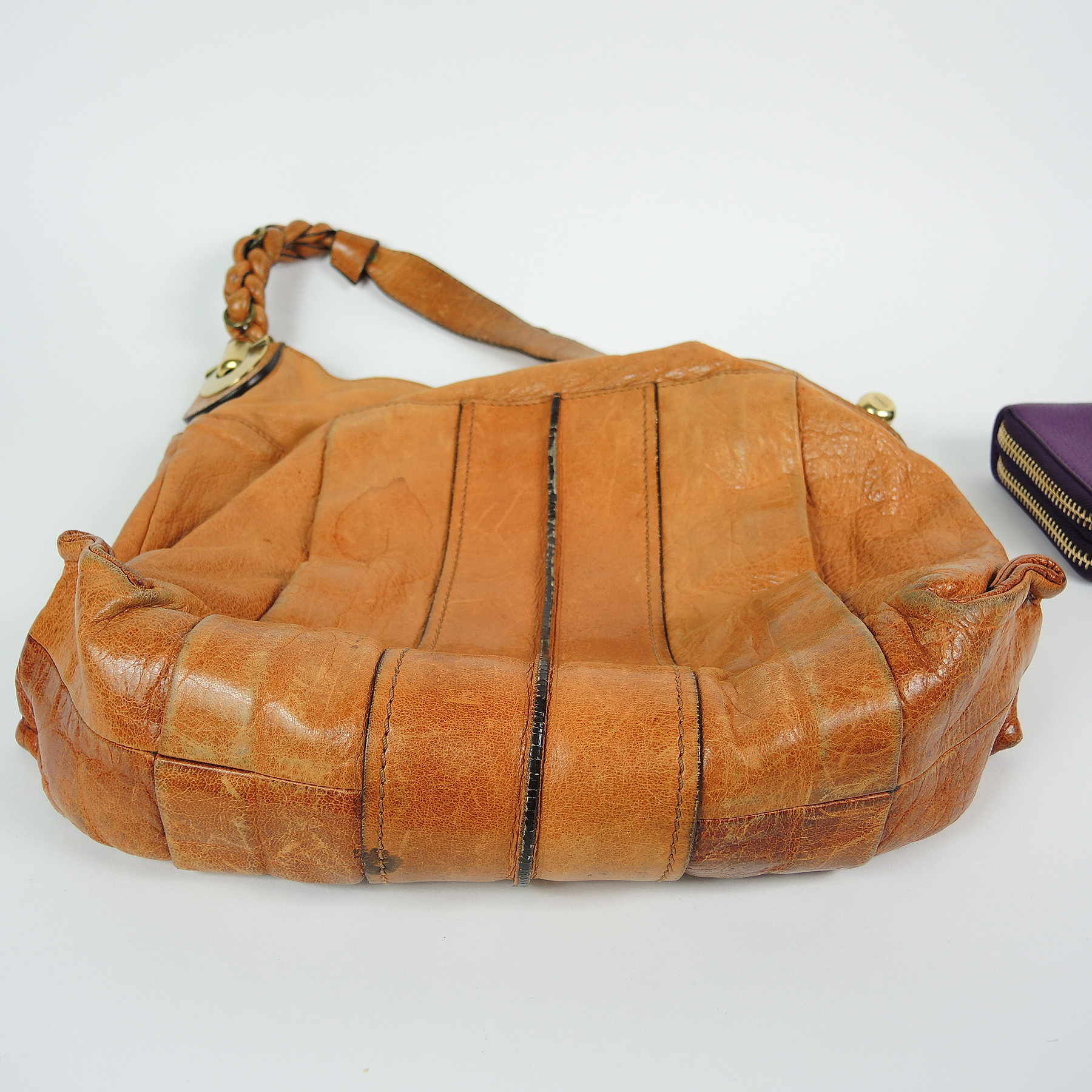 Chloé Leather Hobo Handbag and Tory Burch Wallet